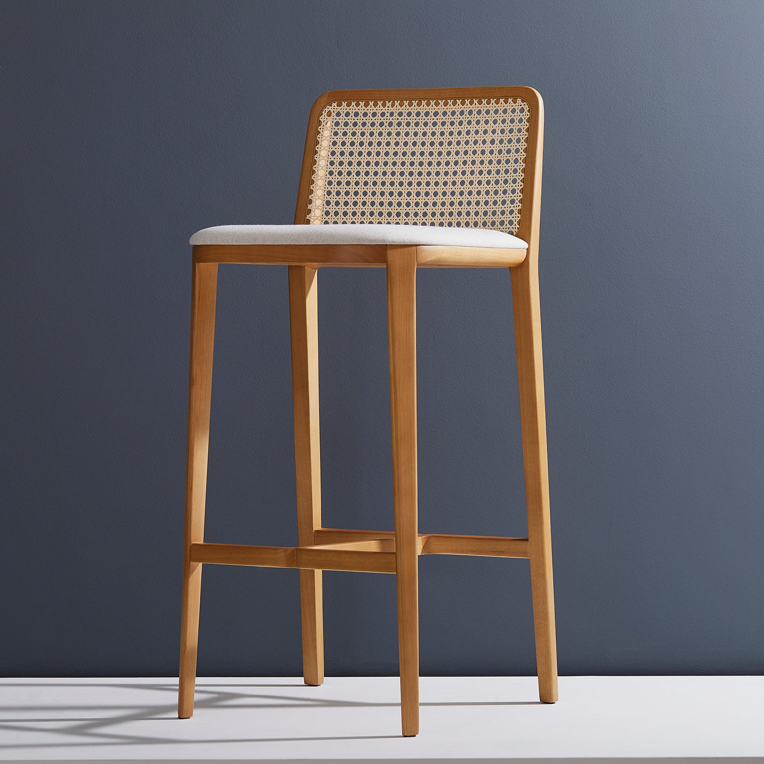 Minimalist Style, Stool in Natural Solid Wood For Sale at 1stDibs-19