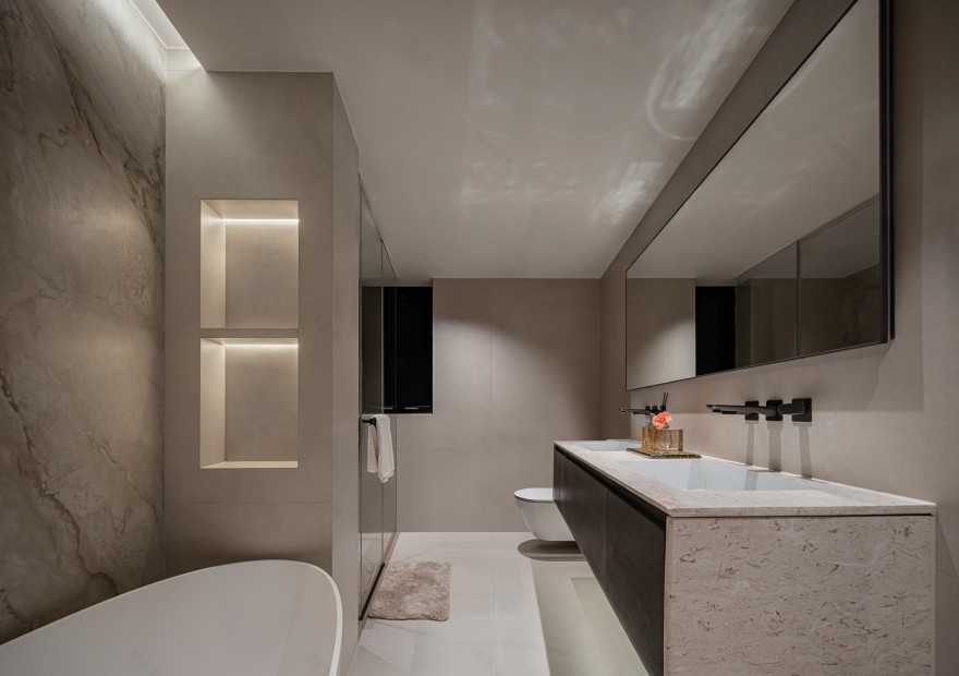 璞境 · 京隆苑 330m² 复式设计丨中国深圳丨MosesDesign 墨西设计-33