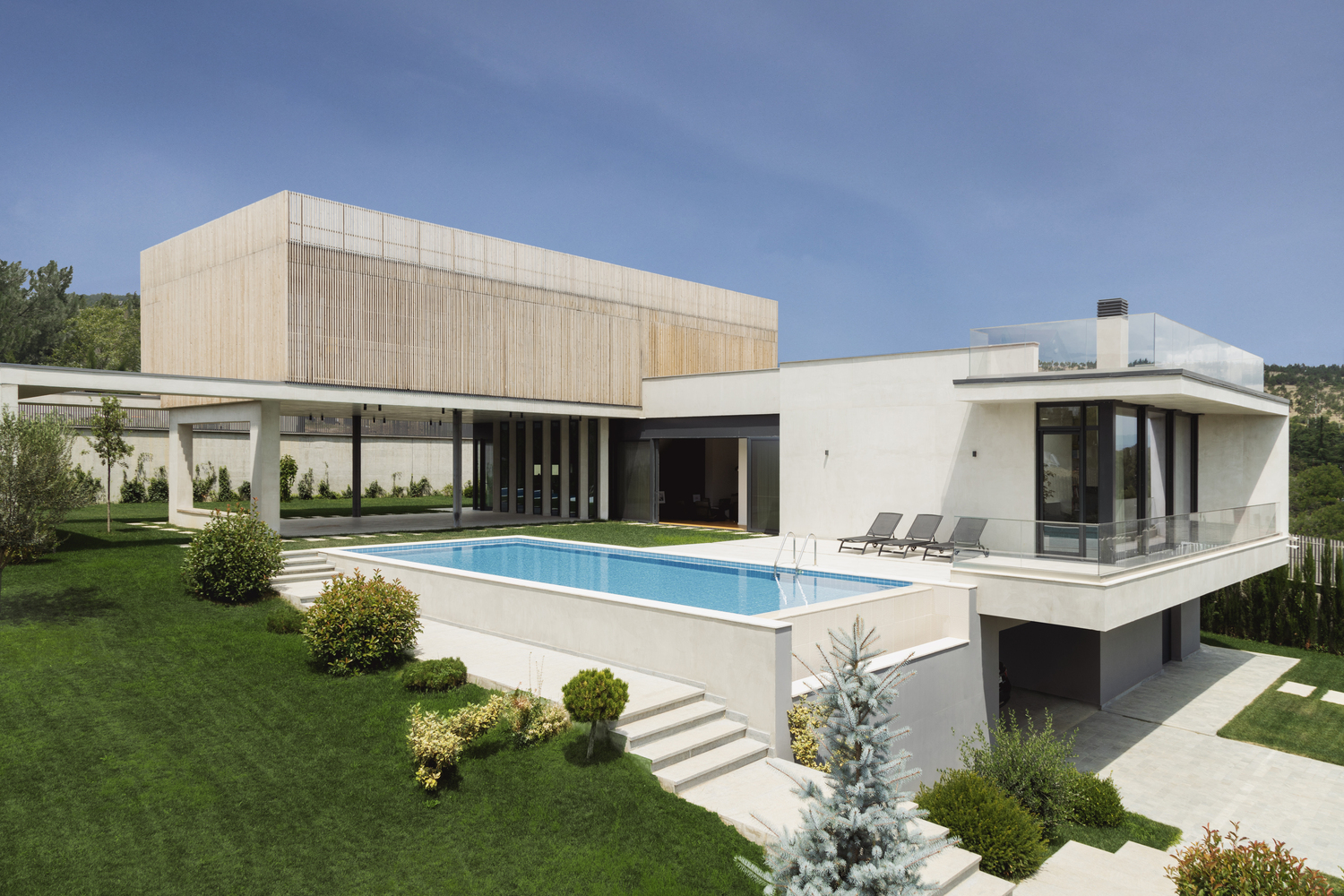 绿意环绕的别墅建筑丨美国丨TIMM Architecture-0