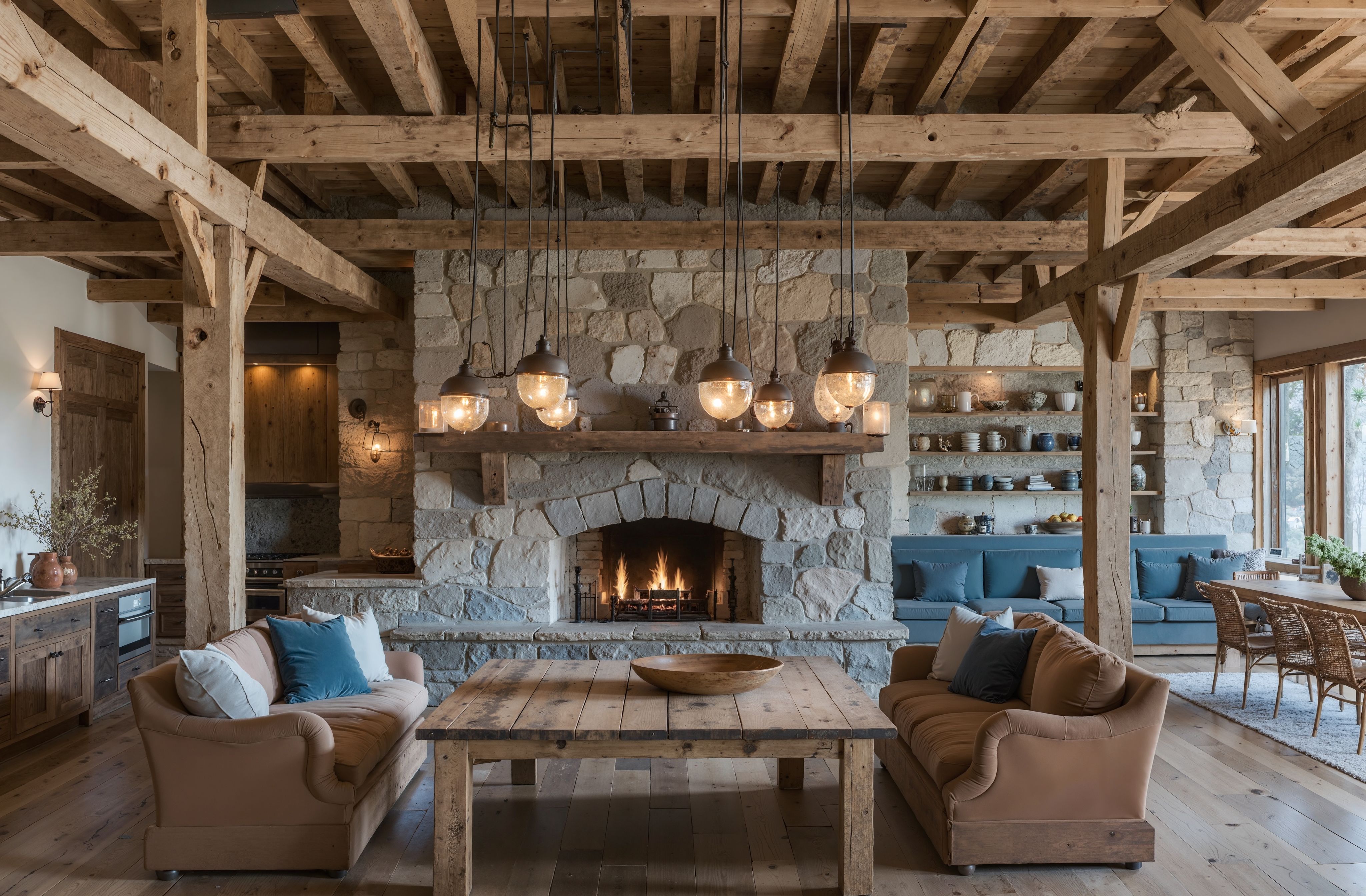 法式乡村客厅设计-24