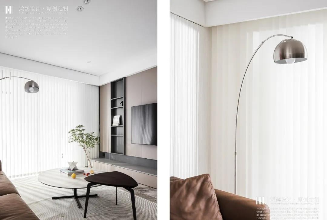 绍兴鸿鹄设计丨平层丨140平现代简约,汇筑年轻新生活-8