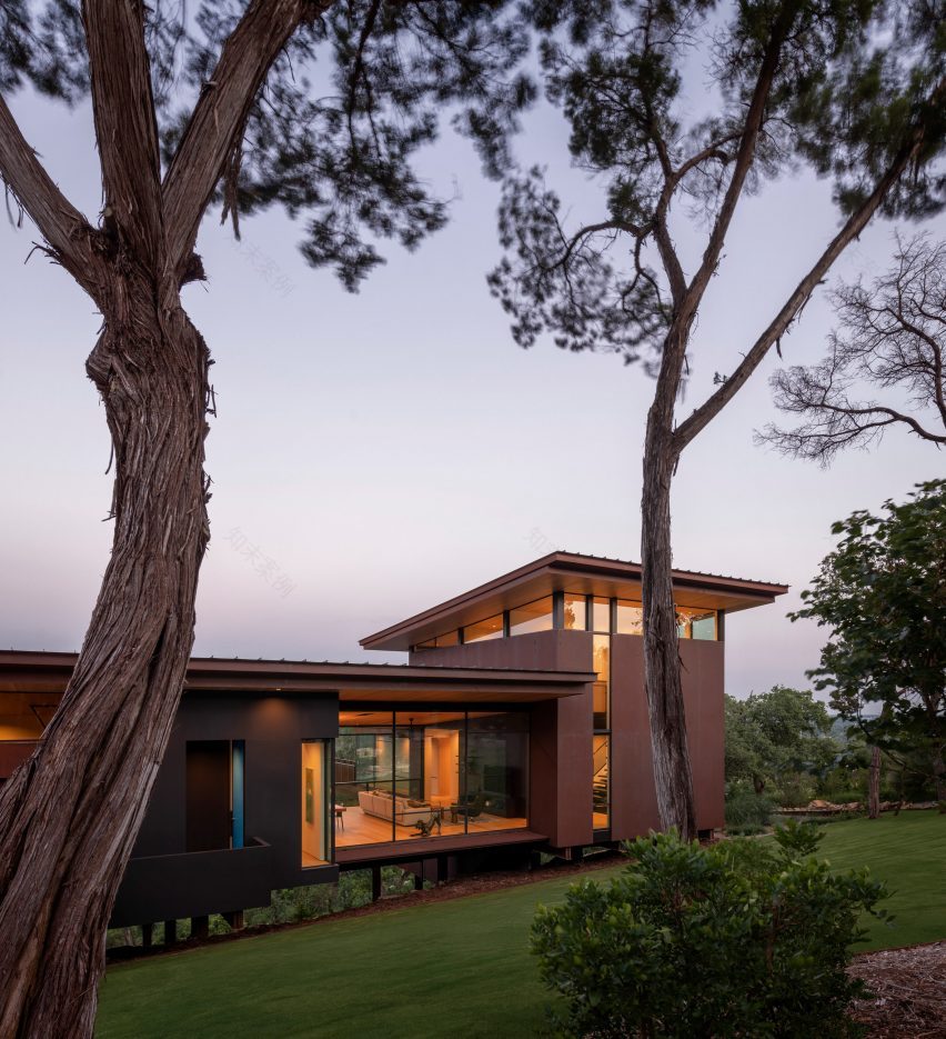 悬浮泳池的奥斯汀现代住宅丨美国奥斯汀丨Olson Kundig-6