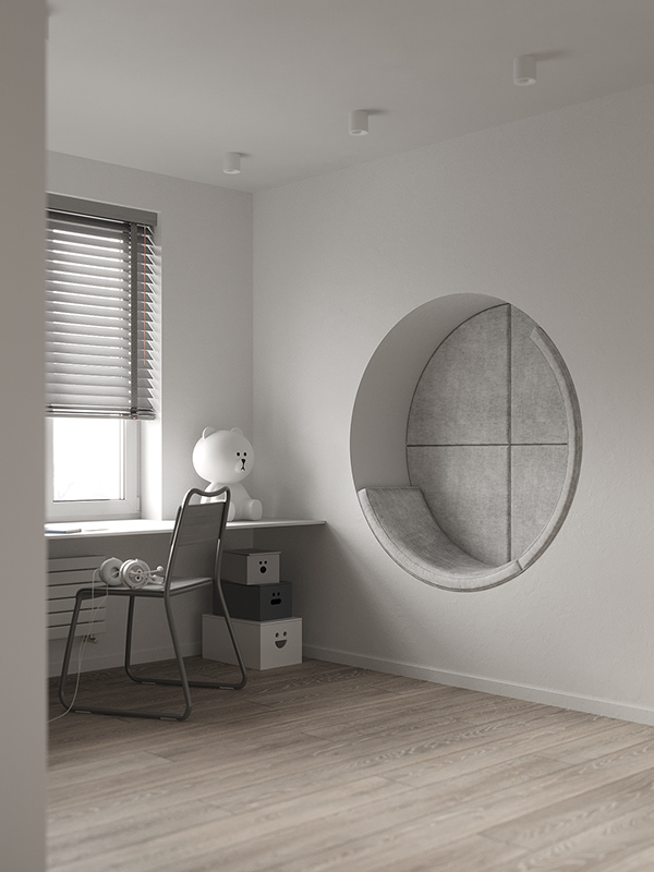 高级灰色系公寓设计 超有范儿！-15