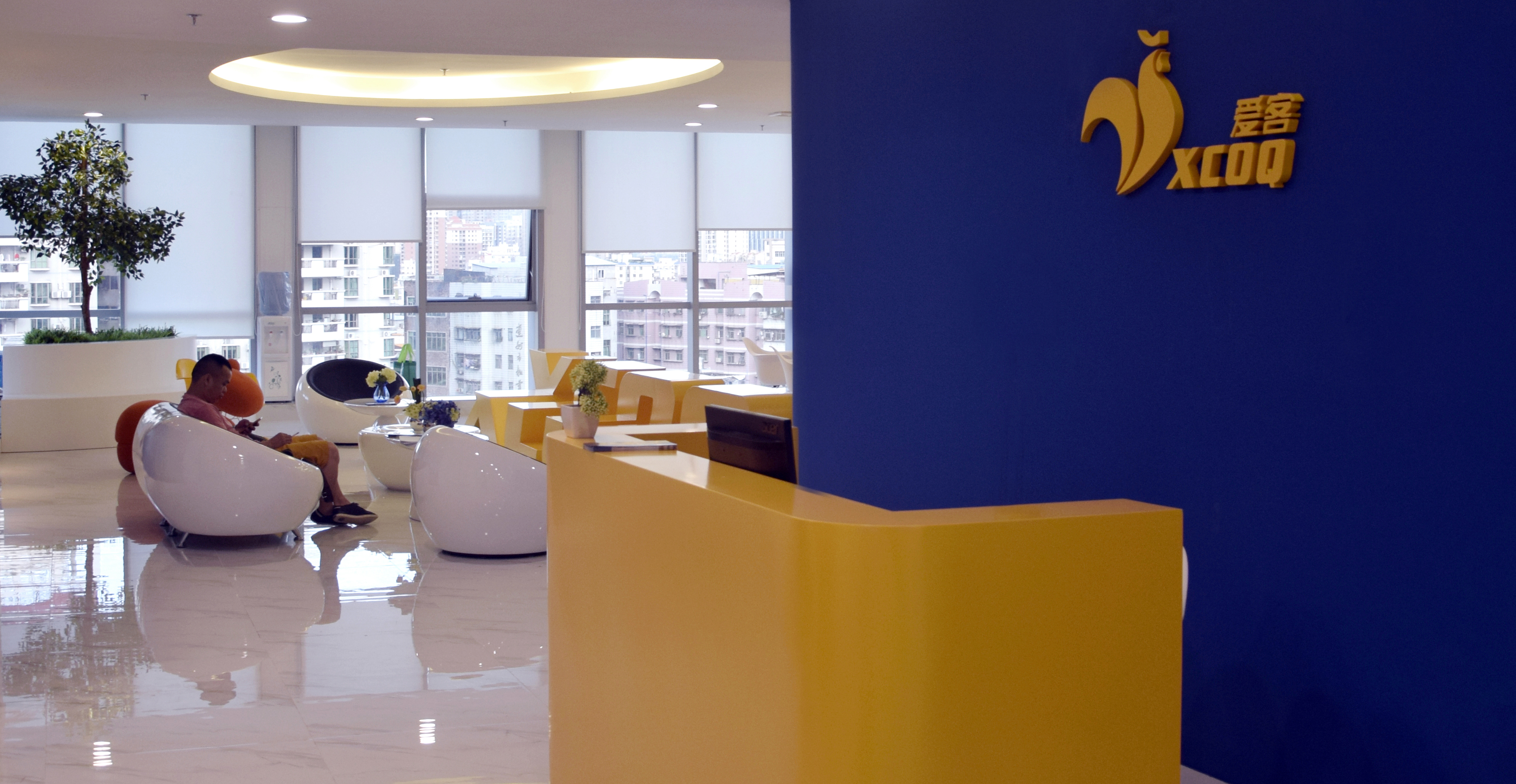 惠州爱客金融办公总部丨中国惠州丨HSD.(佛山)黄氏设计师事务所-0