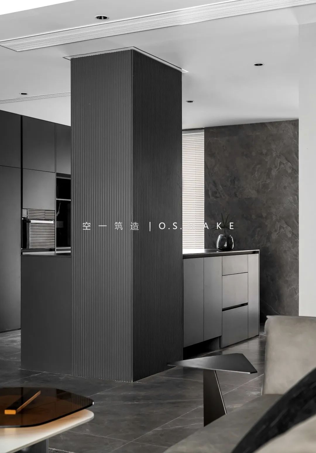 暗黑风独居空间 · 重庆融创壹号院的个性家居设计丨中国重庆丨空一筑造 | O.S.MAKE-40