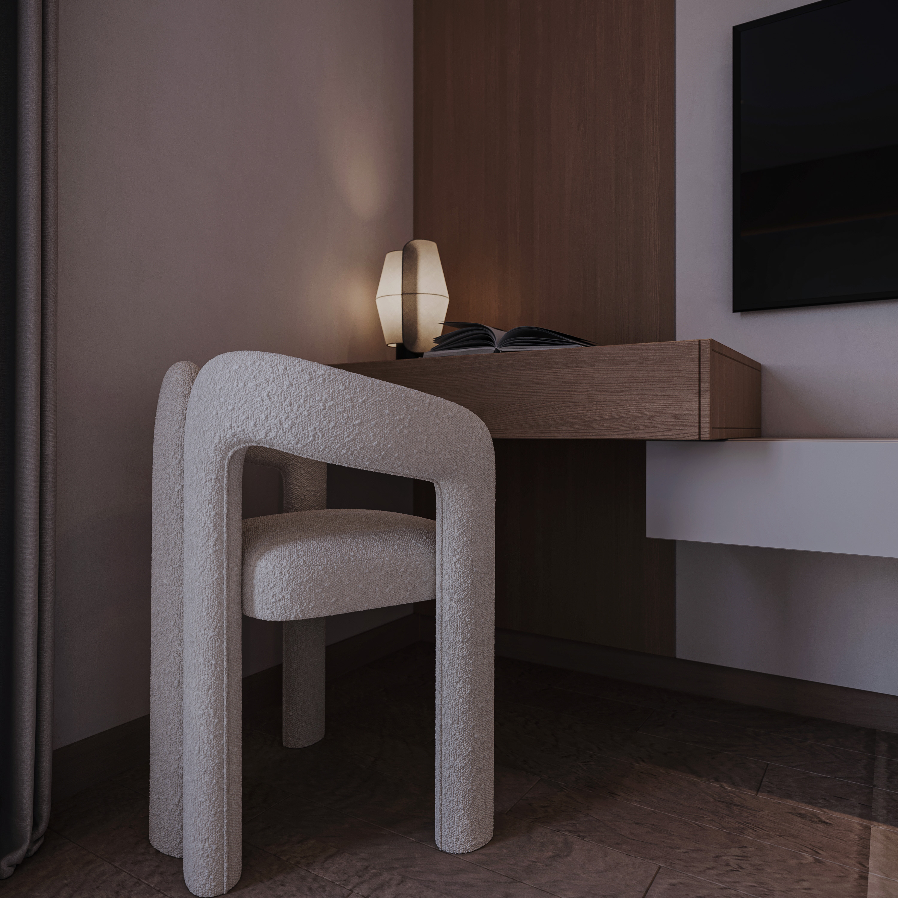 简约房间设计丨Emad El  Shahoubi designs,Heba Said-8