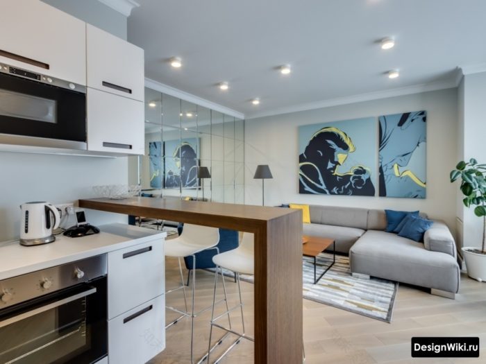 厨房与客厅一体化设计案例-25