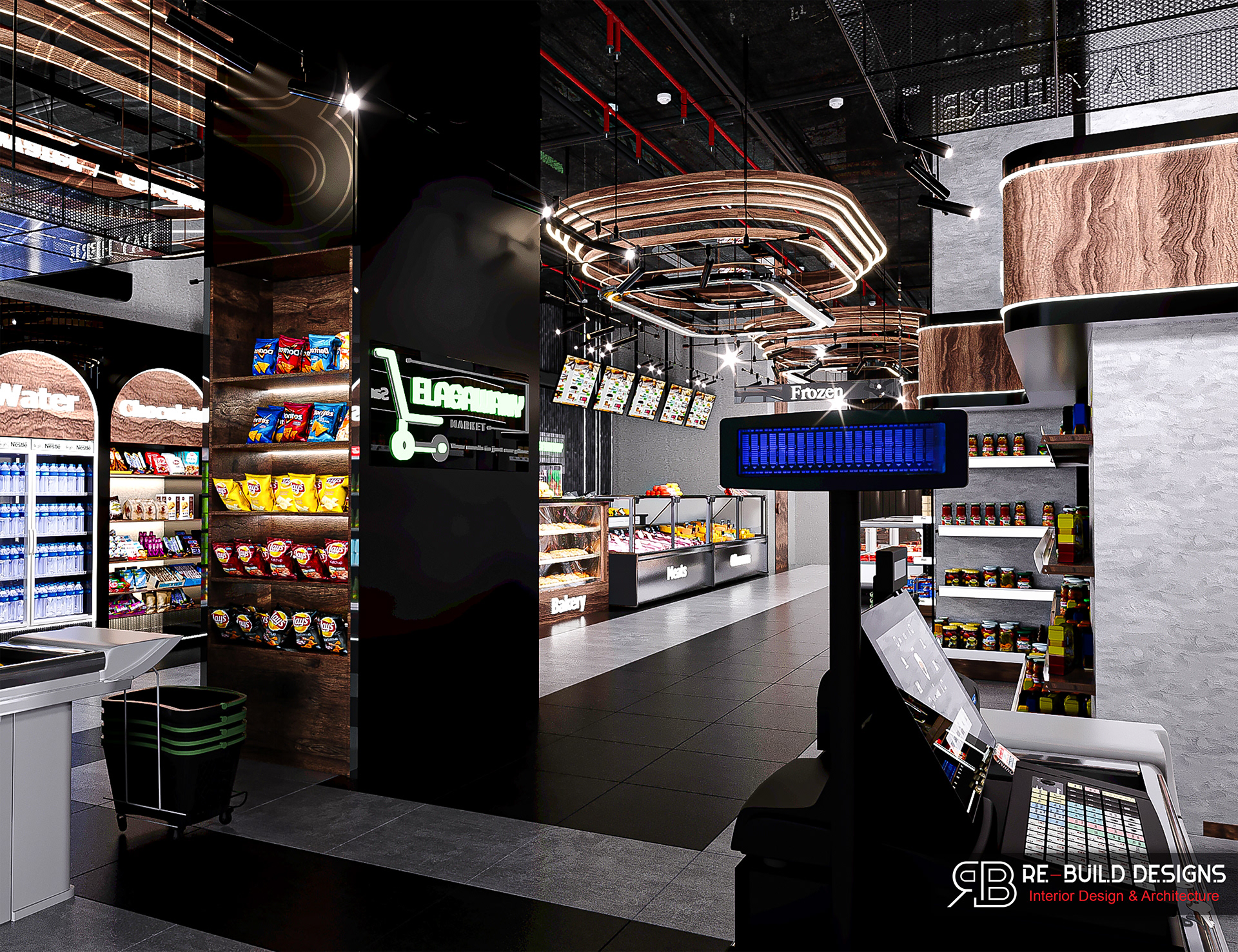 ElAgawany 超市室内设计丨埃及丨ReBuild Designs-20