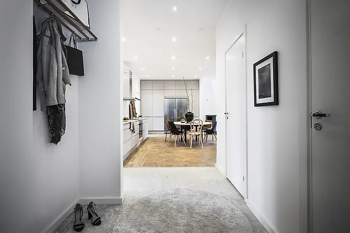 瑞典 110 平米老建筑里的现代魅力-16