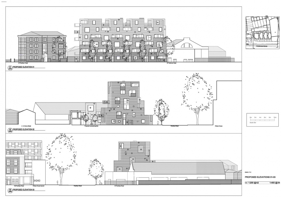 伦敦 Peckham 路 95 号住宅公寓 | 融入社区的活力建筑-21