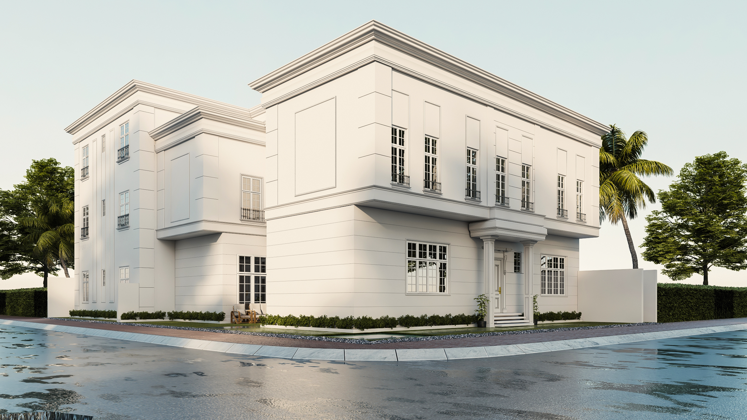 Quick neo-classic villa design #13-4