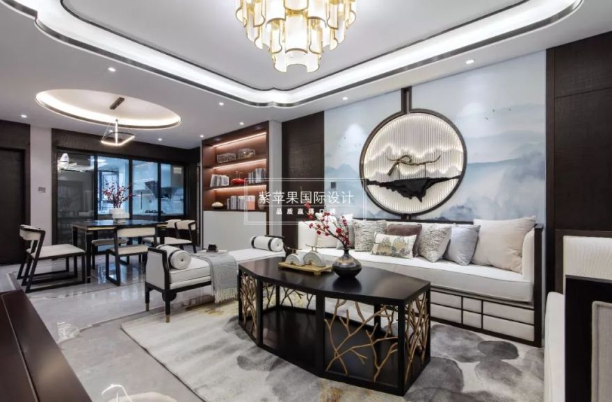 银海泊岸 150 平米新中式风,紫苹果张帝诠释东方美学-28