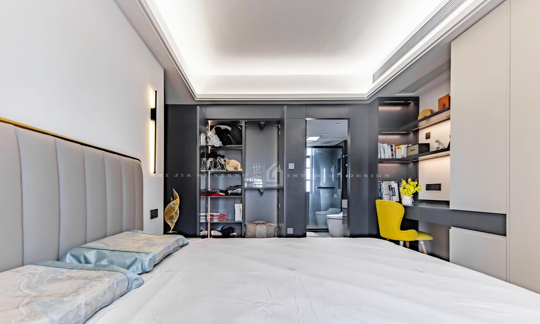 现代轻奢四居室装修设计-50