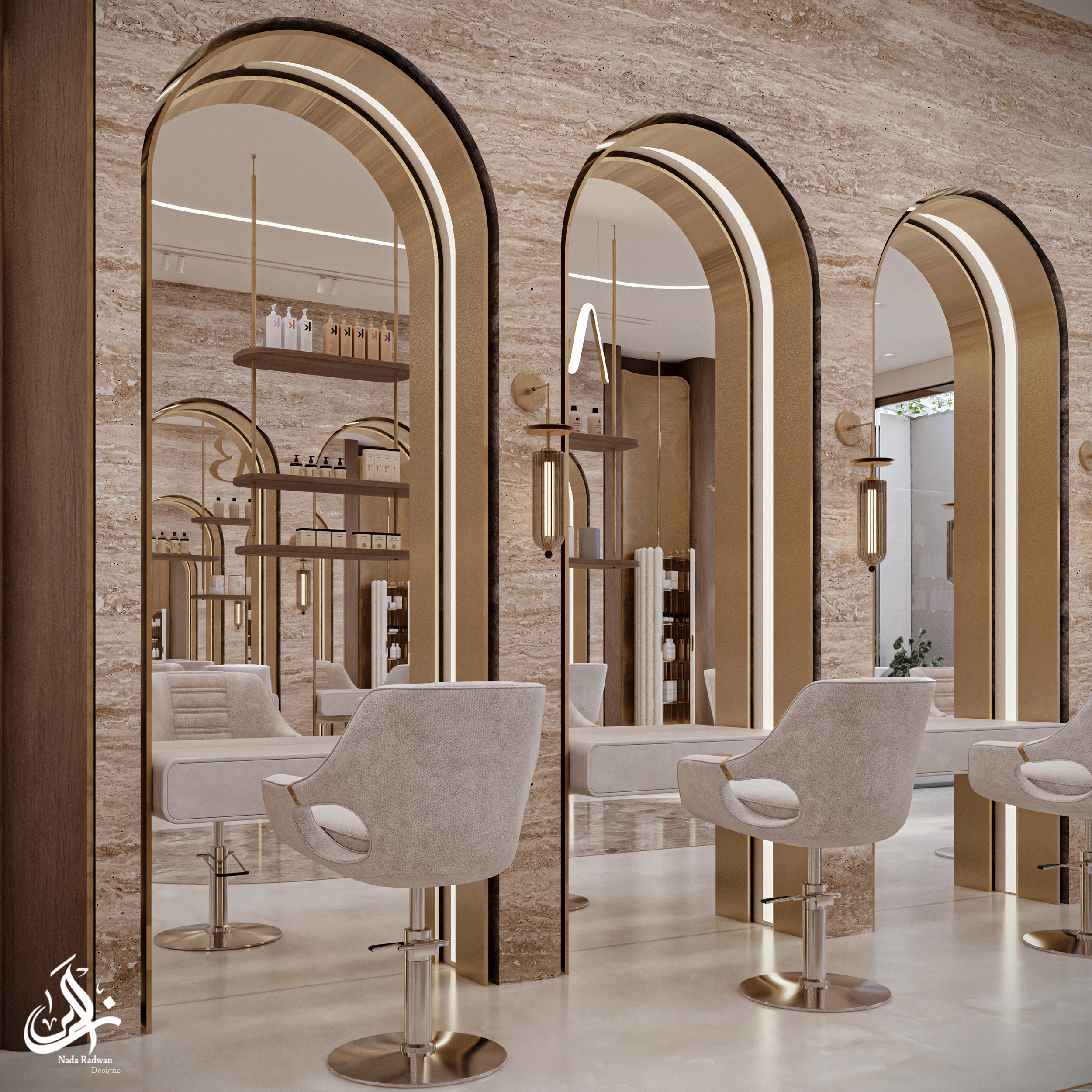 MB美发沙龙与MB美容沙龙丨沙特阿拉伯丨NADA RADWAN-18