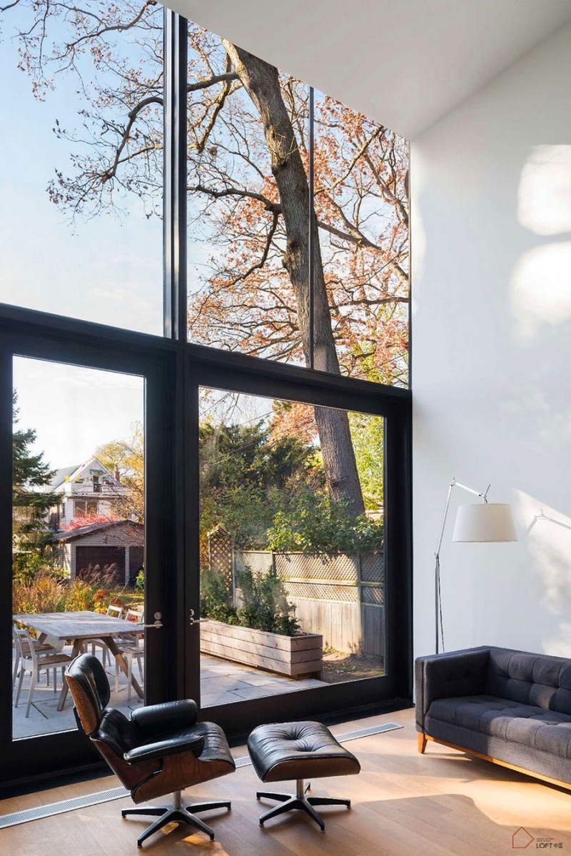 豪华别墅 现代风格建筑改造之多伦多爱德华式住宅改建-20