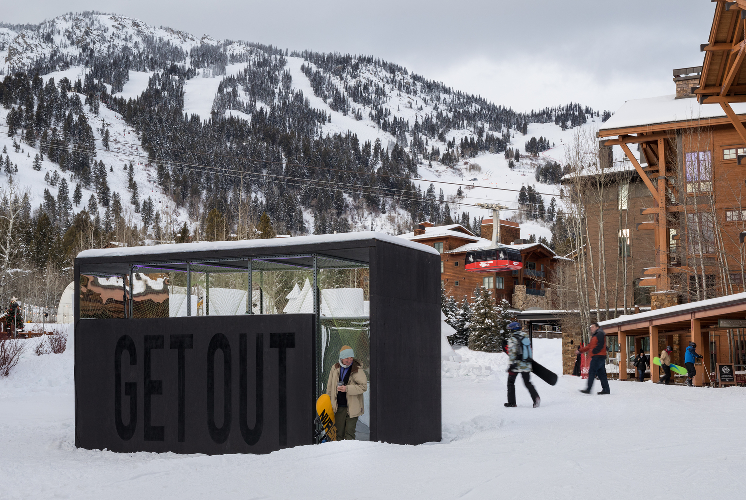 Get In Get Out 装置艺术丨美国杰克逊丨CLB Architects-11