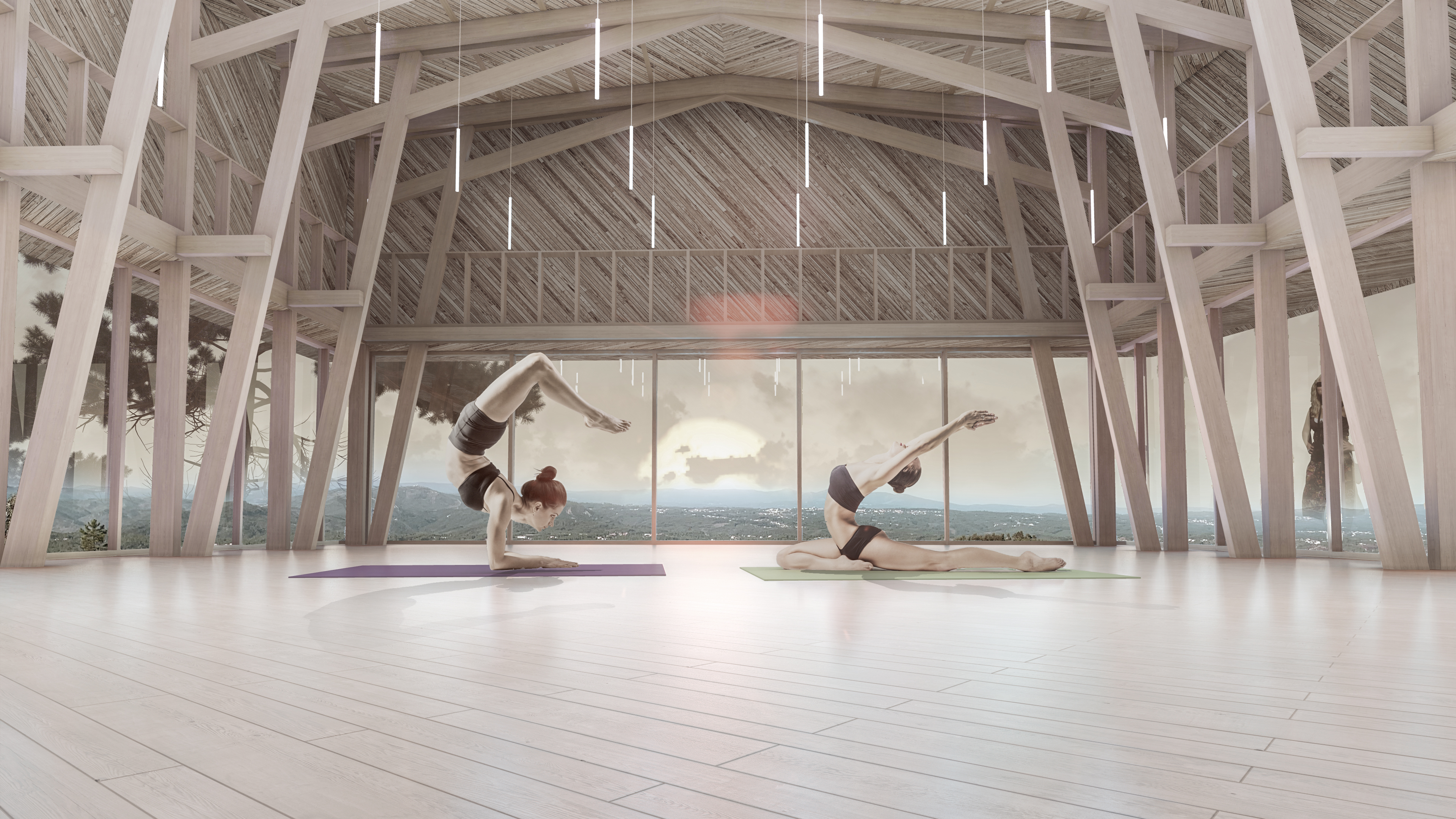 Yoga center in Moses village, Portugal-7