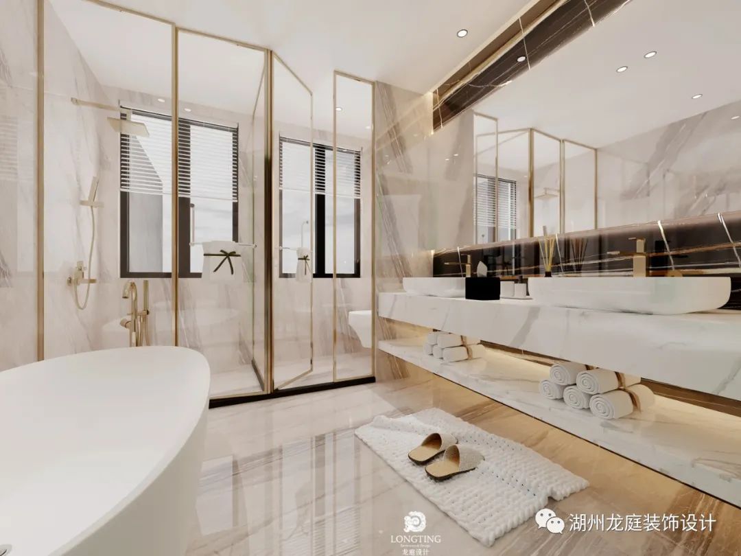 富力城现代简约排屋 | 精致半圆弧楼梯，通透地下室设计-89