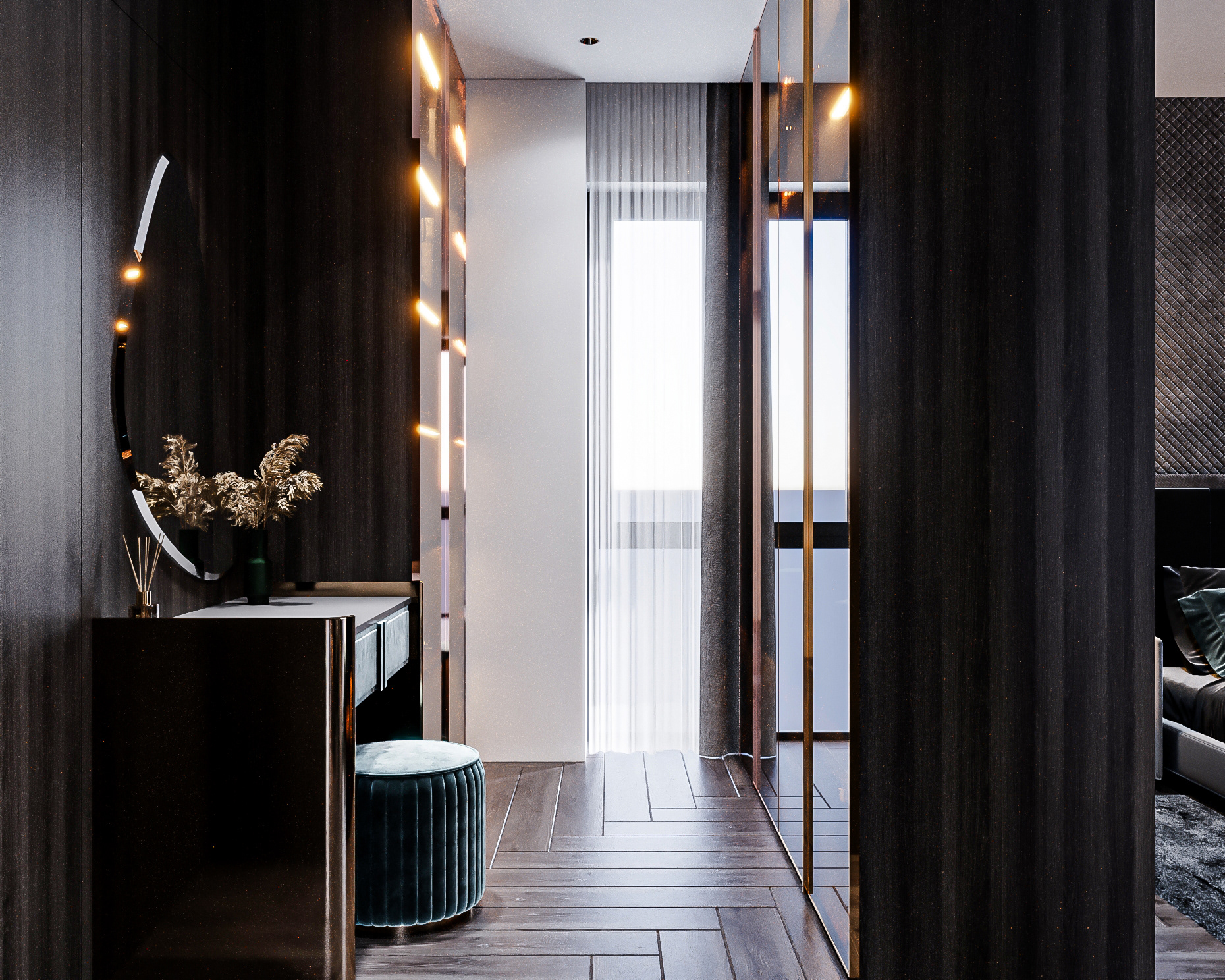 单人间室内设计丨RomaniaGalati丨Voicu Ionut-11