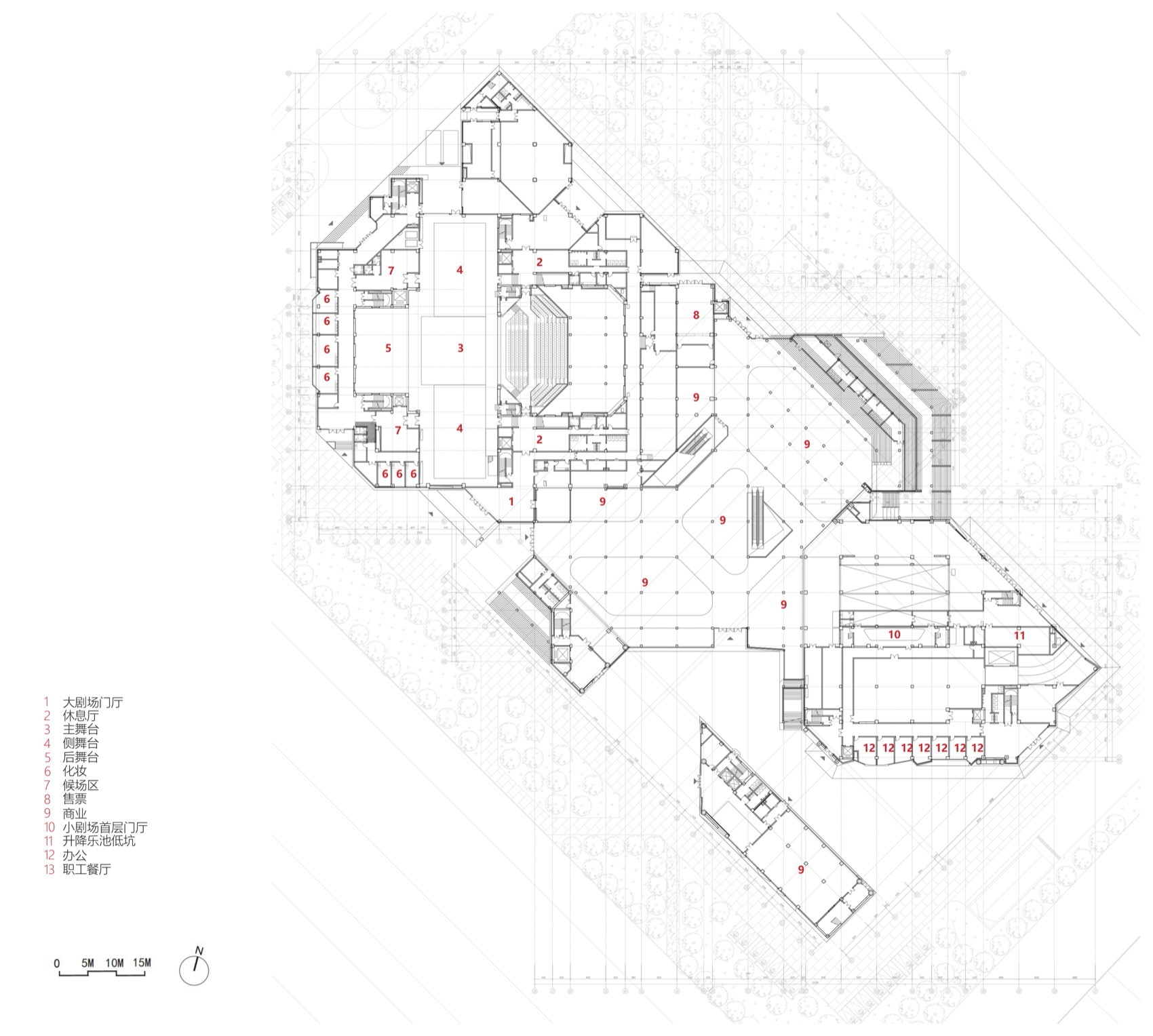 海门市文化中心 剧院项目丨中国南通丨东南大学建筑设计研究院有限公司-117