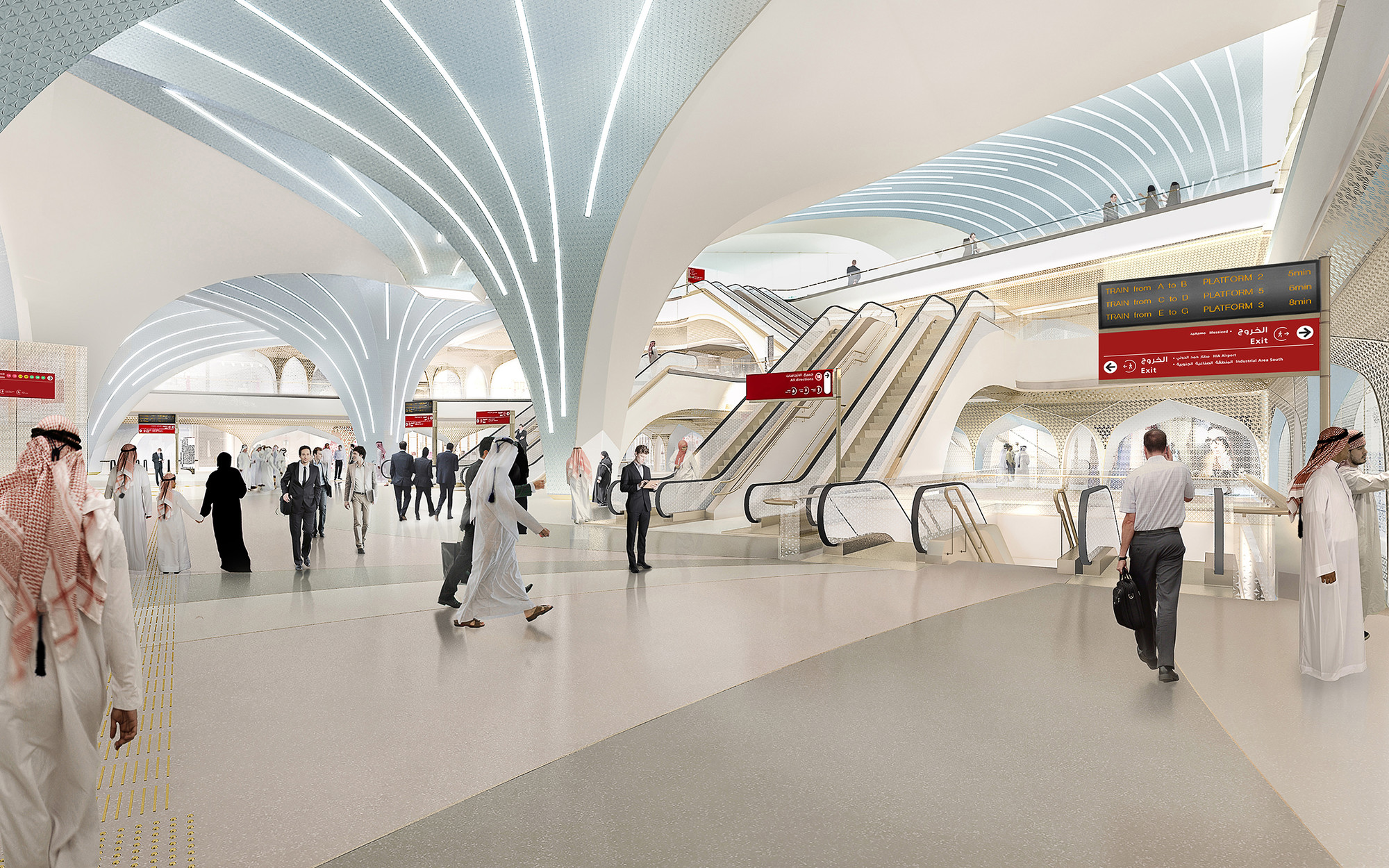 UNStudio Appointed to Create Identity for Qatars New Metro Network-26