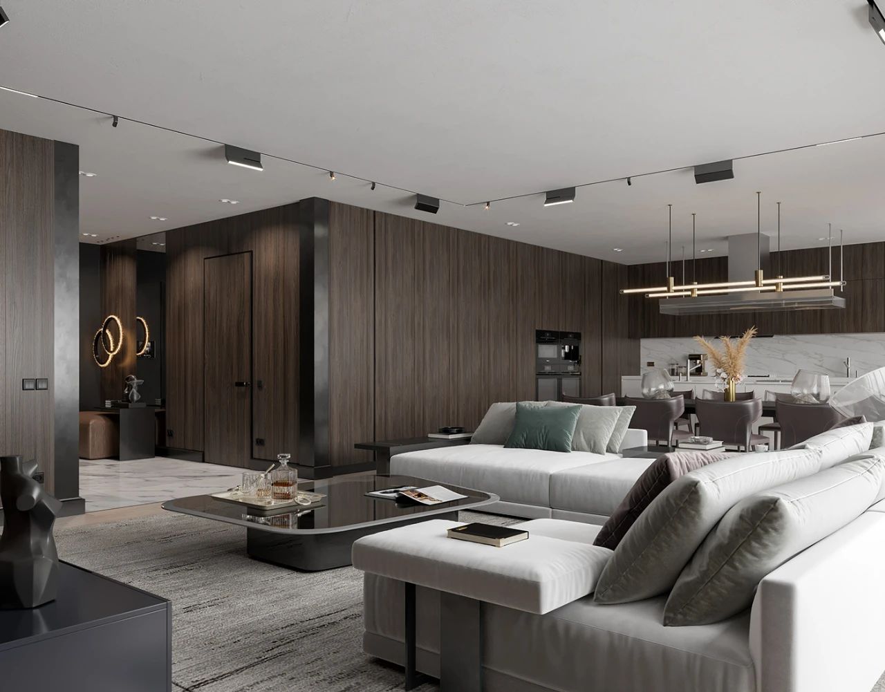 东京 100㎡高雅公寓设计丨日本东京丨阿塞拜疆设计师 Laçın Quluyev-6