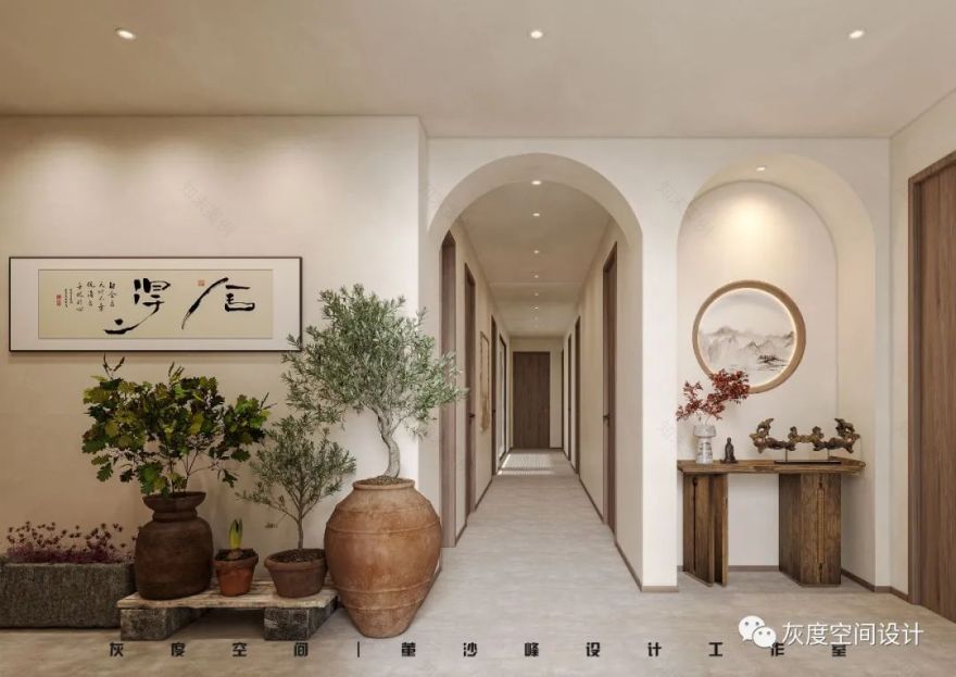 源沐居民宿 · 江南烟雨的诗意栖居丨中国舟山丨灰度空间设计-28