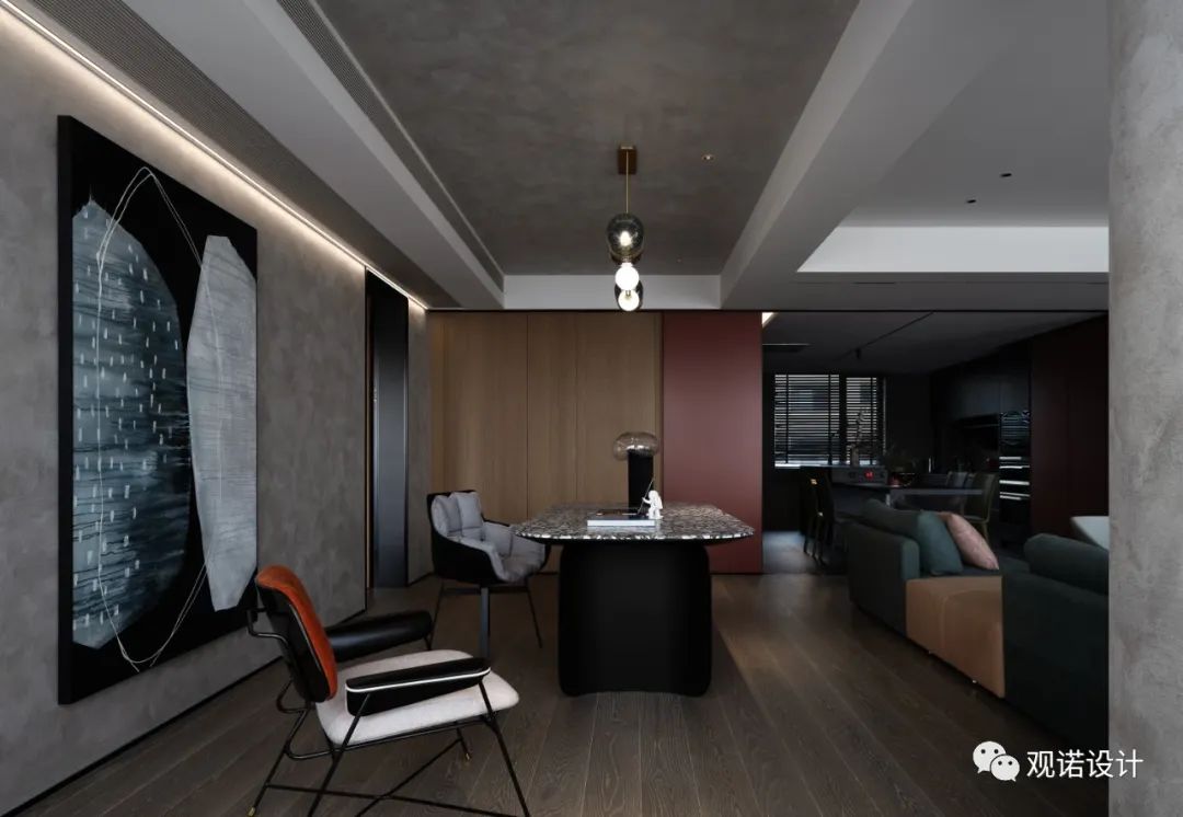 颐和嘉苑现代极简风格设计丨中国台州丨观诺设计-38