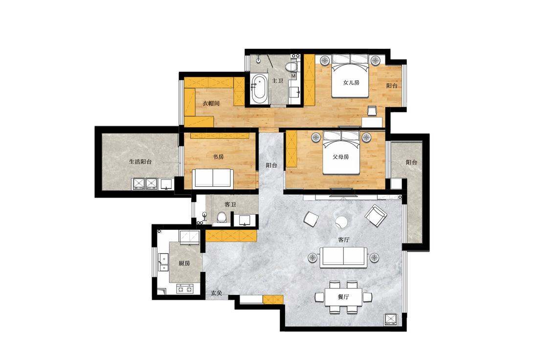 简约温馨的亲子之家-13