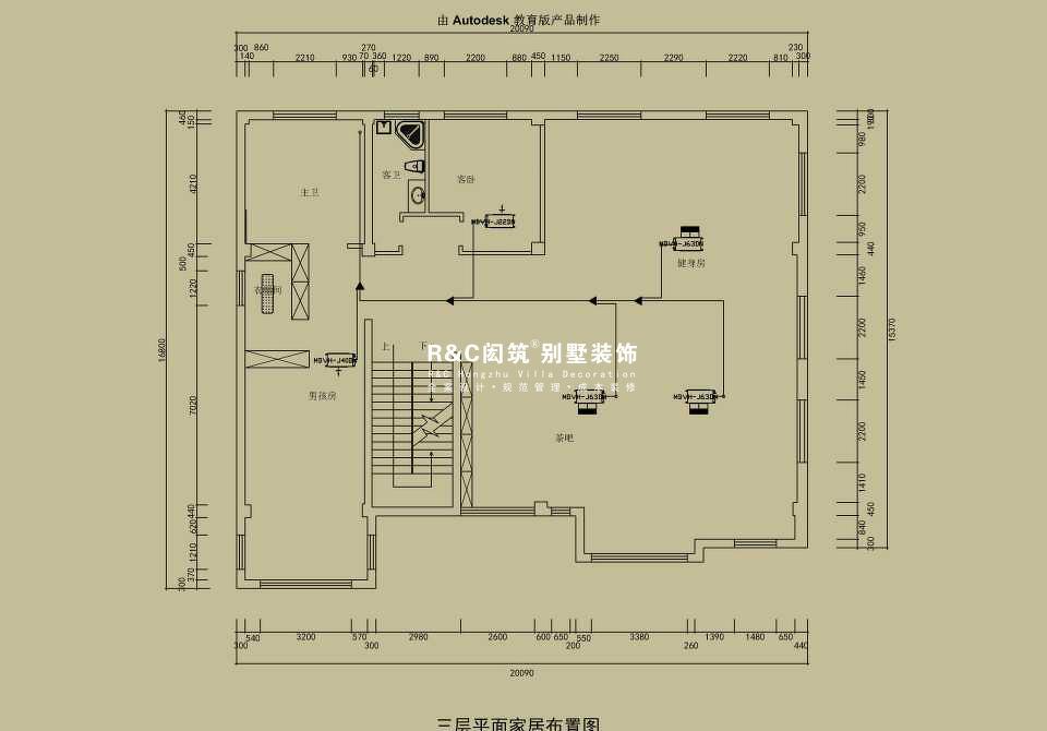 
鄂尔多斯自建别墅-拉菲城堡 -46