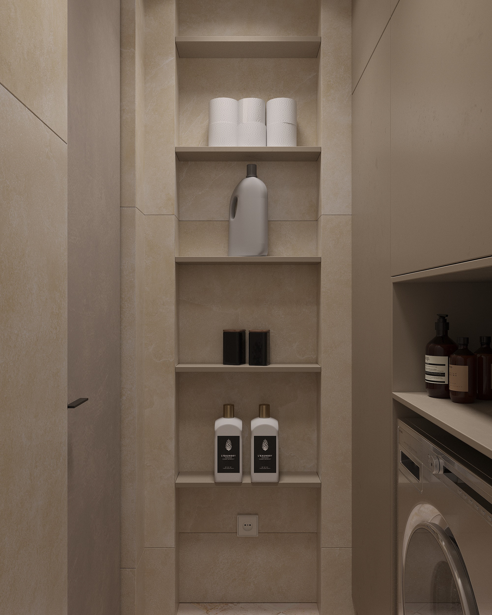 现代明暗色调的融合空间丨乌克兰基辅丨Natalia CHUPYS-17