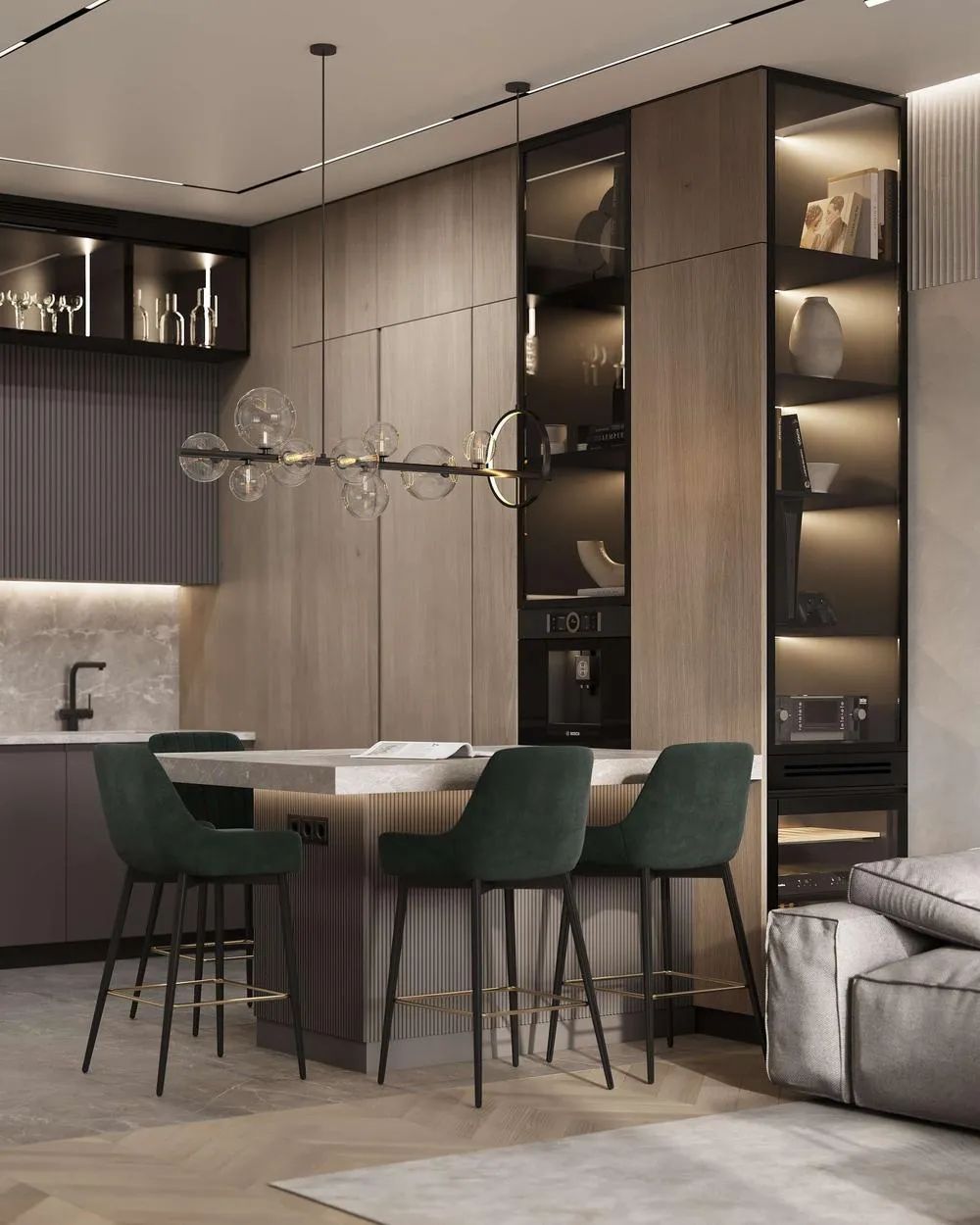 莫斯科 Osome Studio 的质感室内设计-9