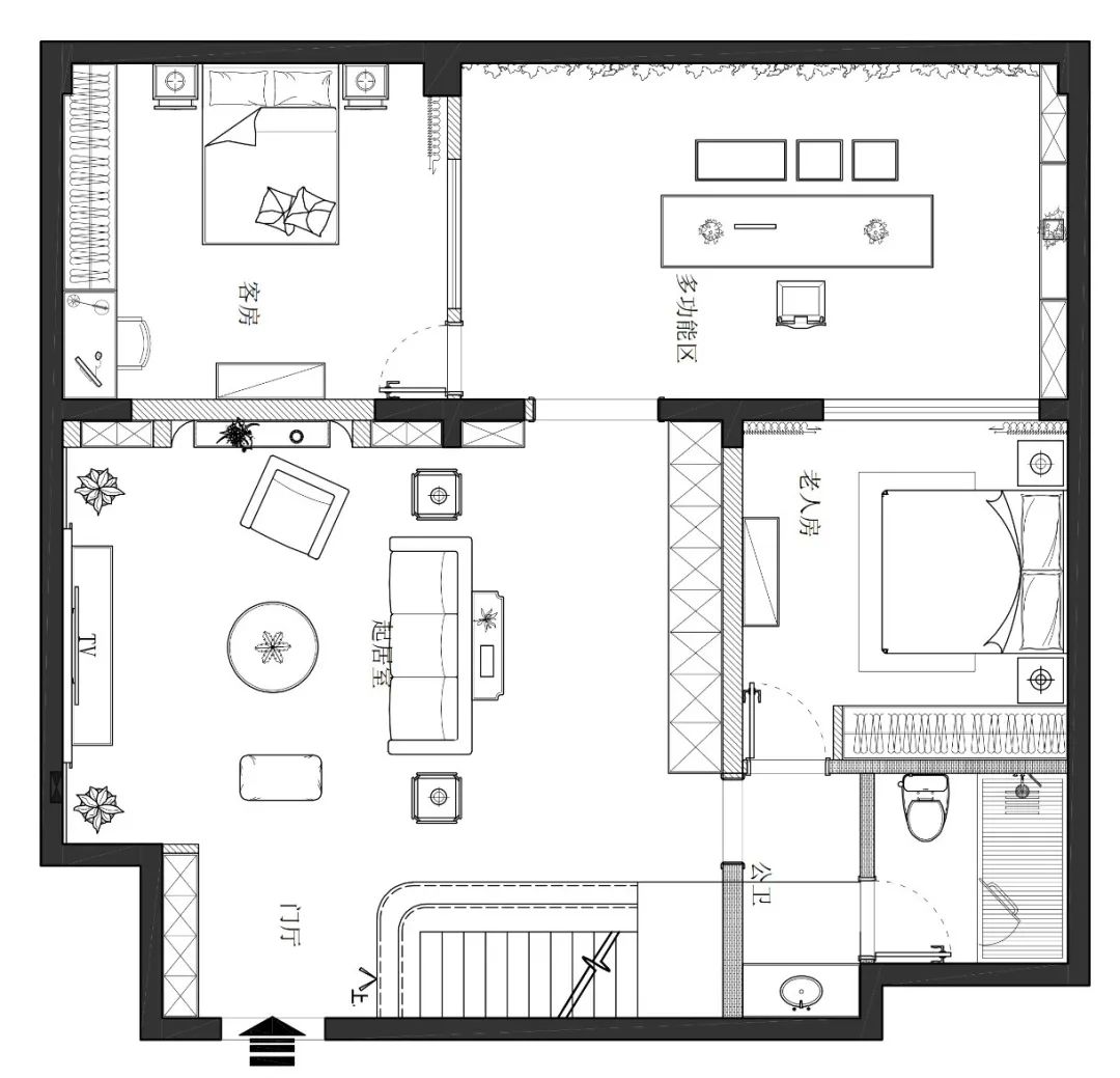 龙湖源著 · 现代复式空间设计丨旗盛-12
