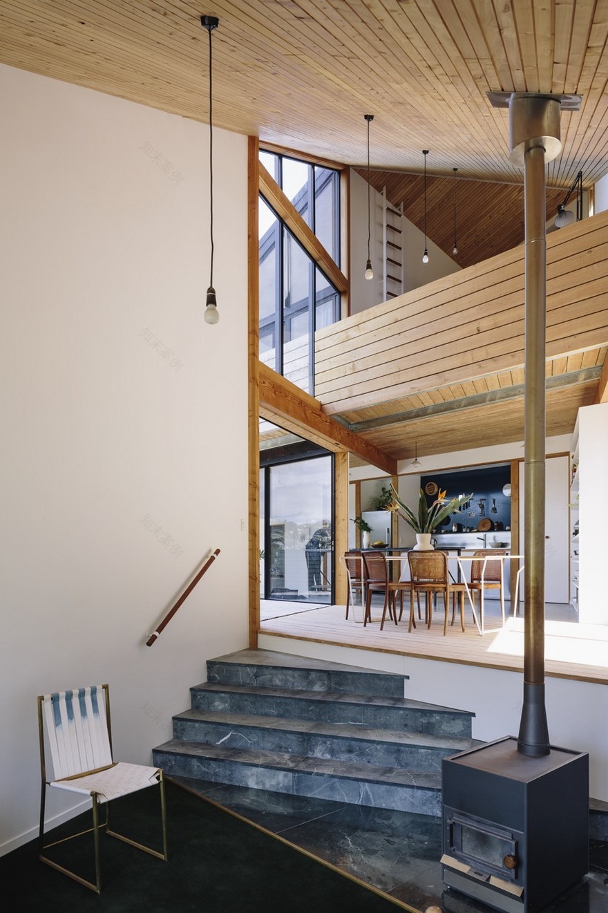 Stealth Bomber Nestled into a Bushy Hillside Site in Inner-City Wellington-17