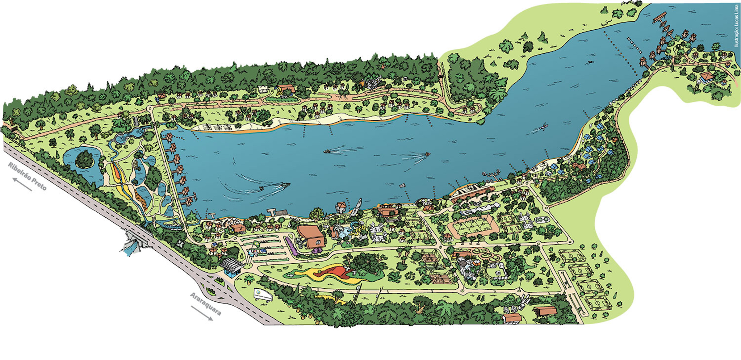 Araraquara航海俱乐部景观设计-62