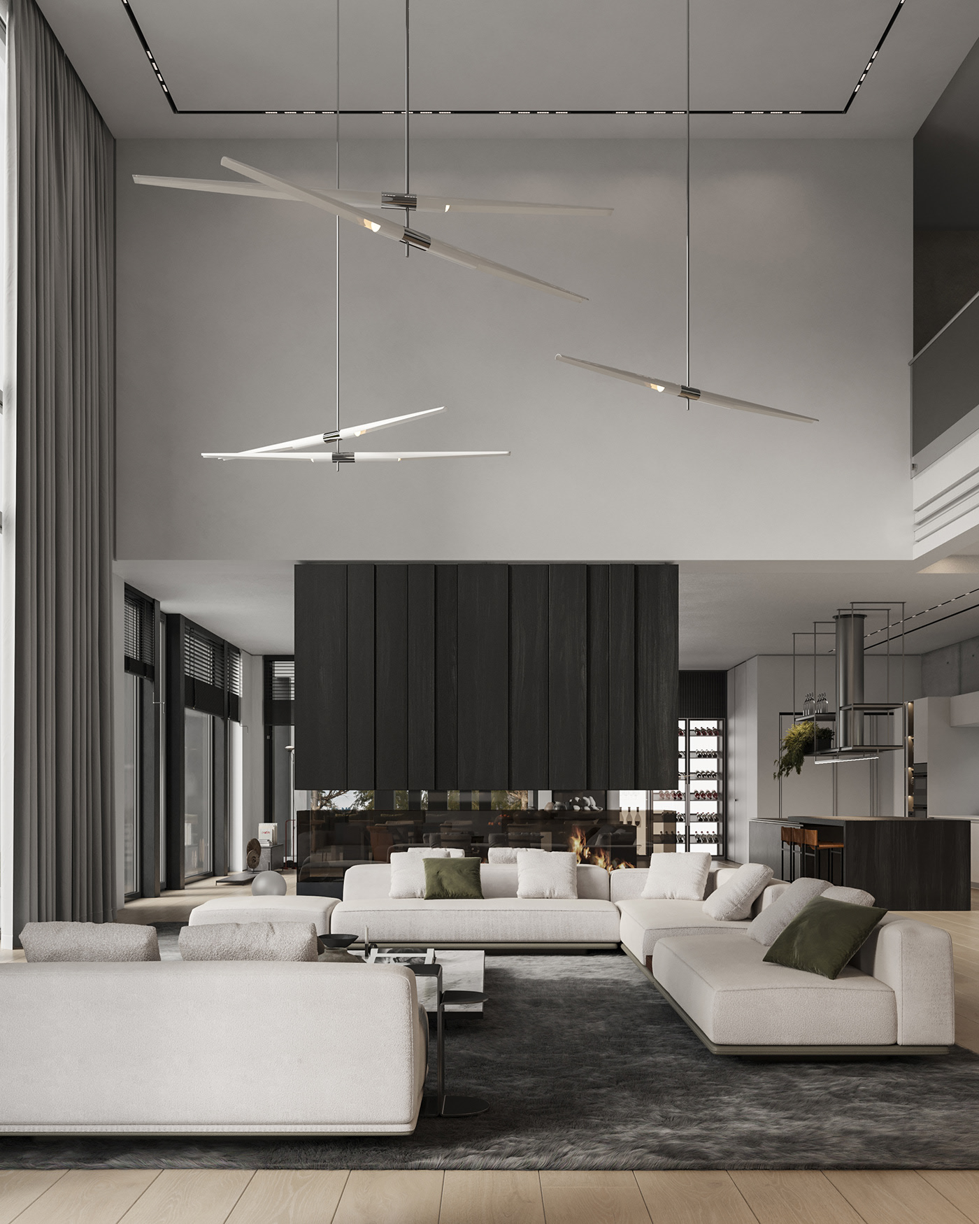 250平 现代简约别墅！-2