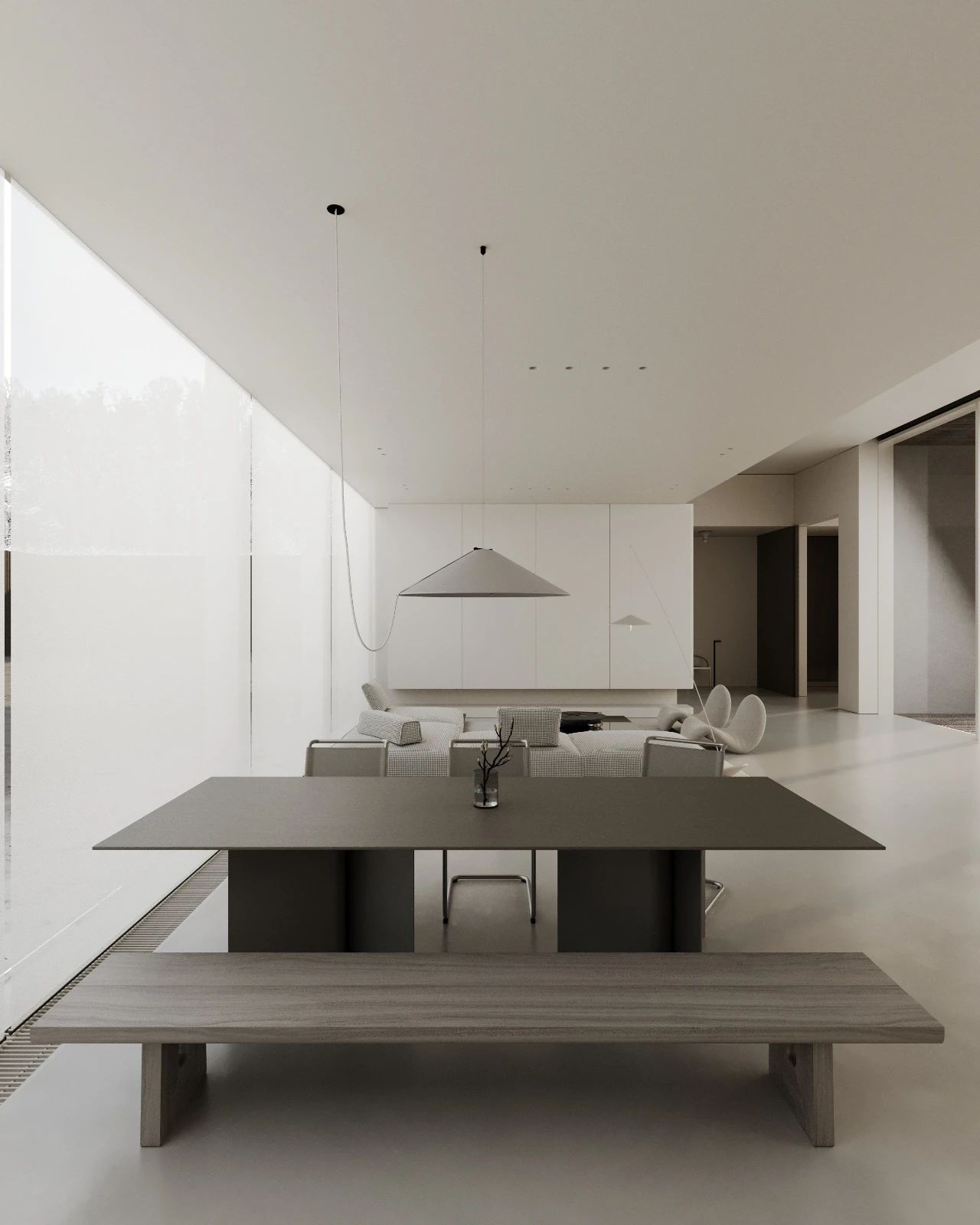 莫斯科地区豪华简约小屋丨俄罗斯莫斯科丨NUMÉRO A,,ATELIER D’INTERIEUR-19