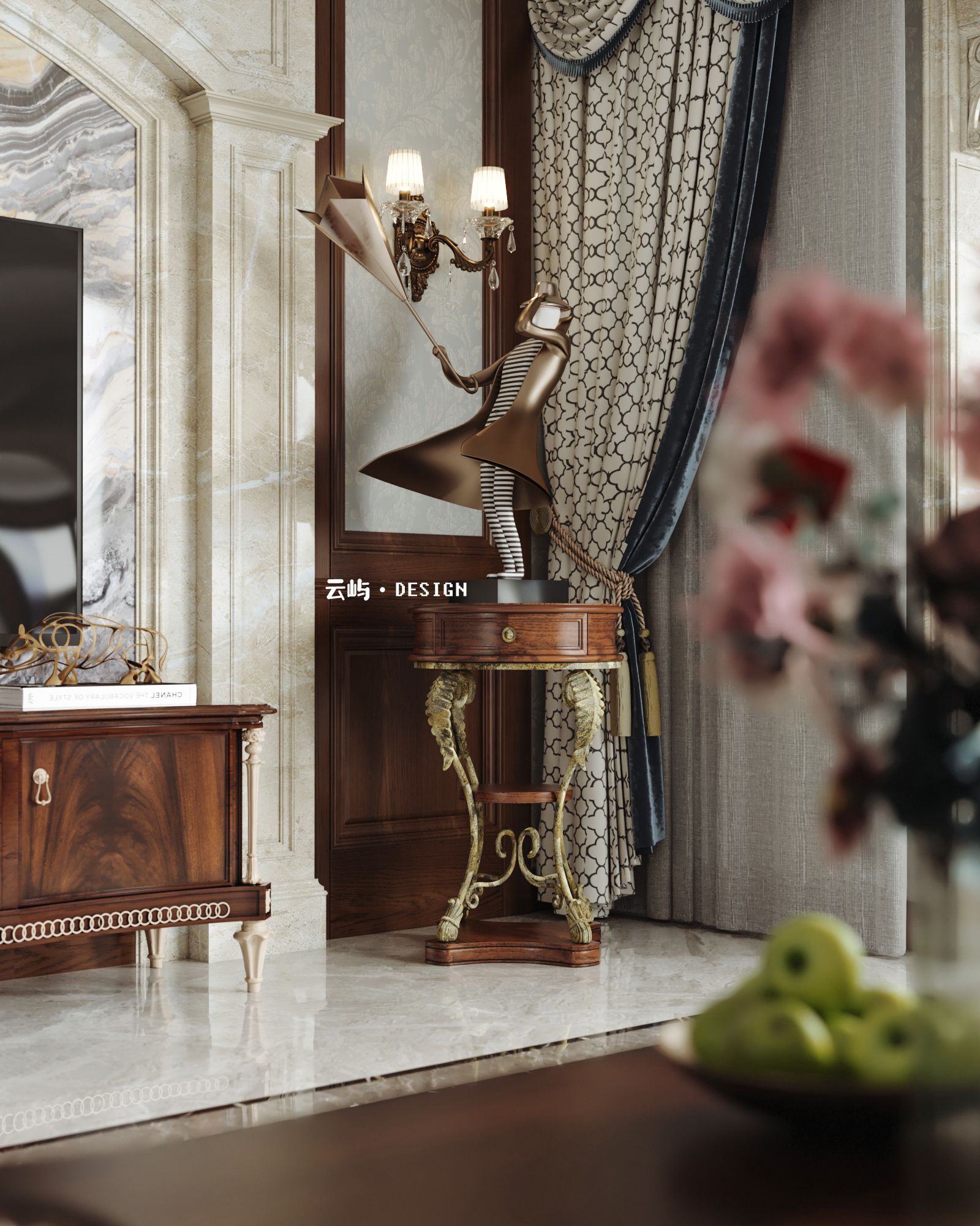 现代轻奢大平层,美式合集-24