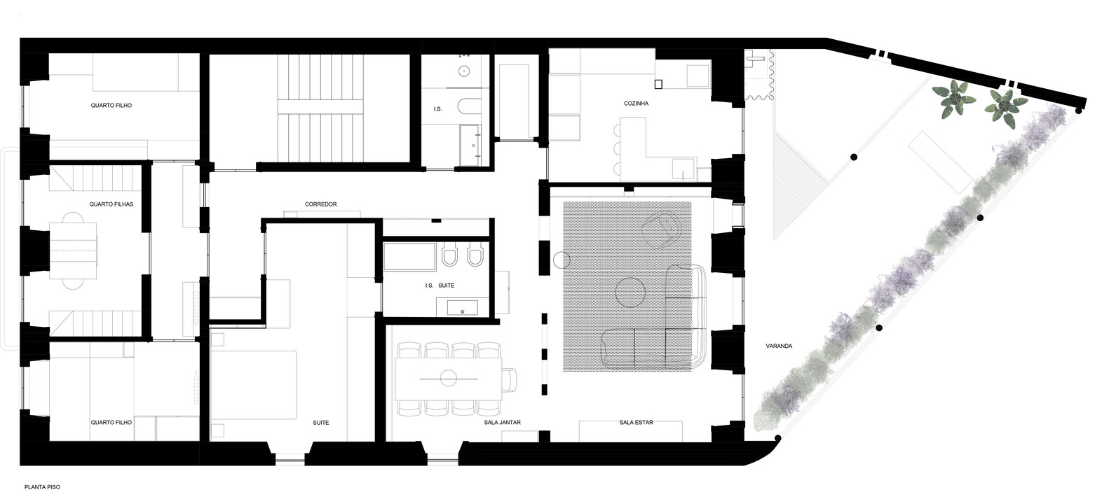 葡萄牙里斯本现代简约家庭公寓设计丨CFarquitetos-25