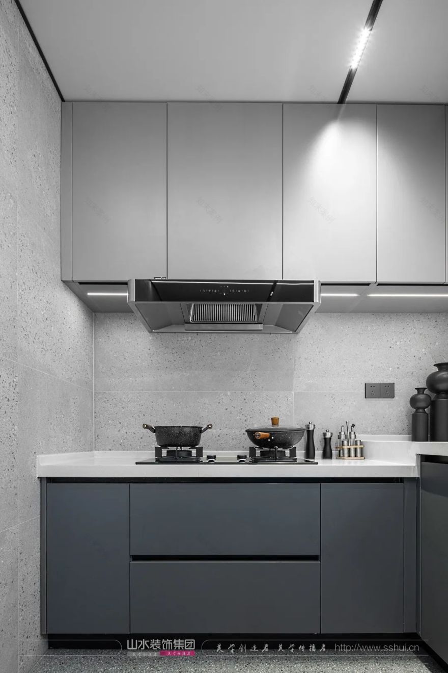 赛博朋克山水 S200 样板间丨山水空间装饰-46