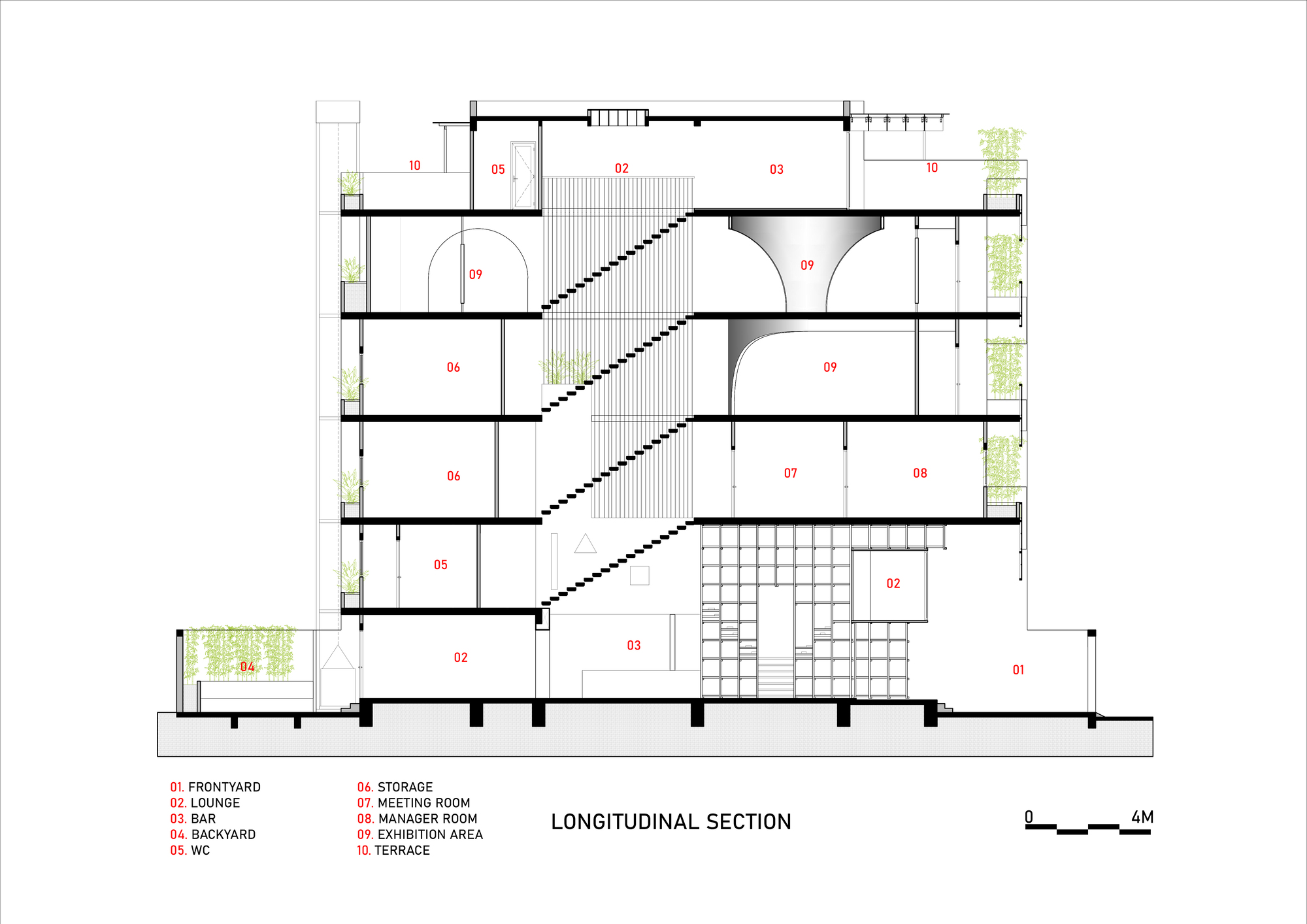 D 画廊丨越南胡志明市丨P.I Architects-25