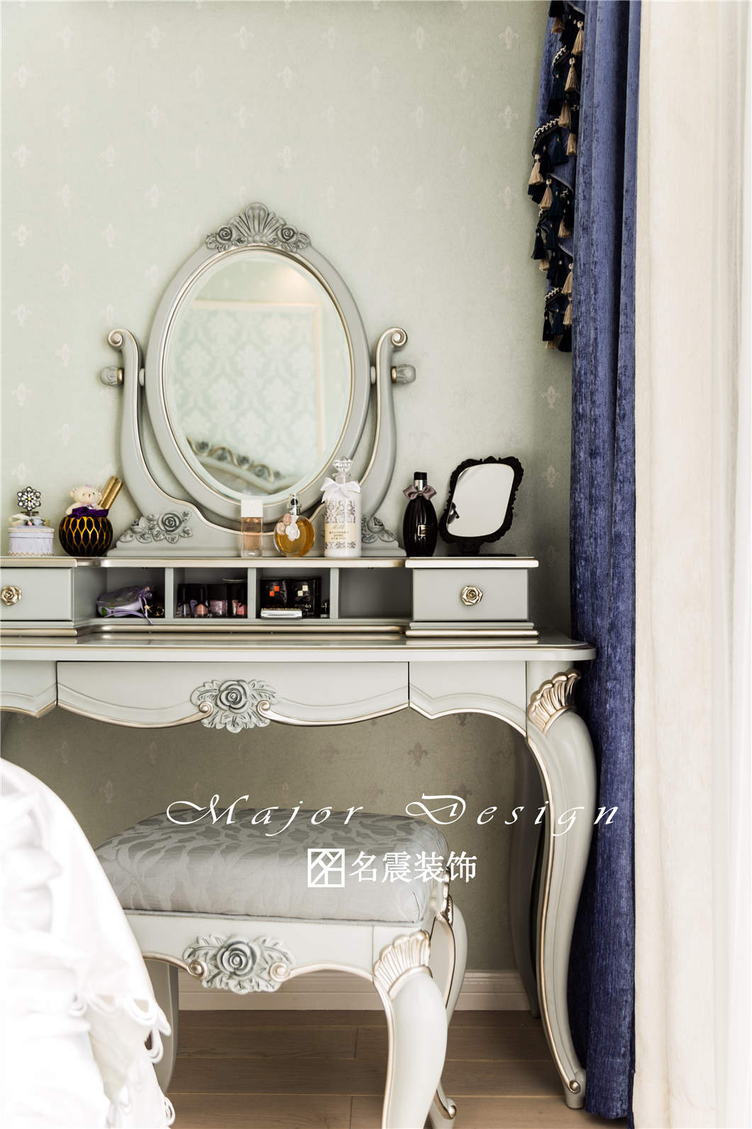 新洲花苑 130㎡美式混搭家居，自由浪漫的生活空间-23