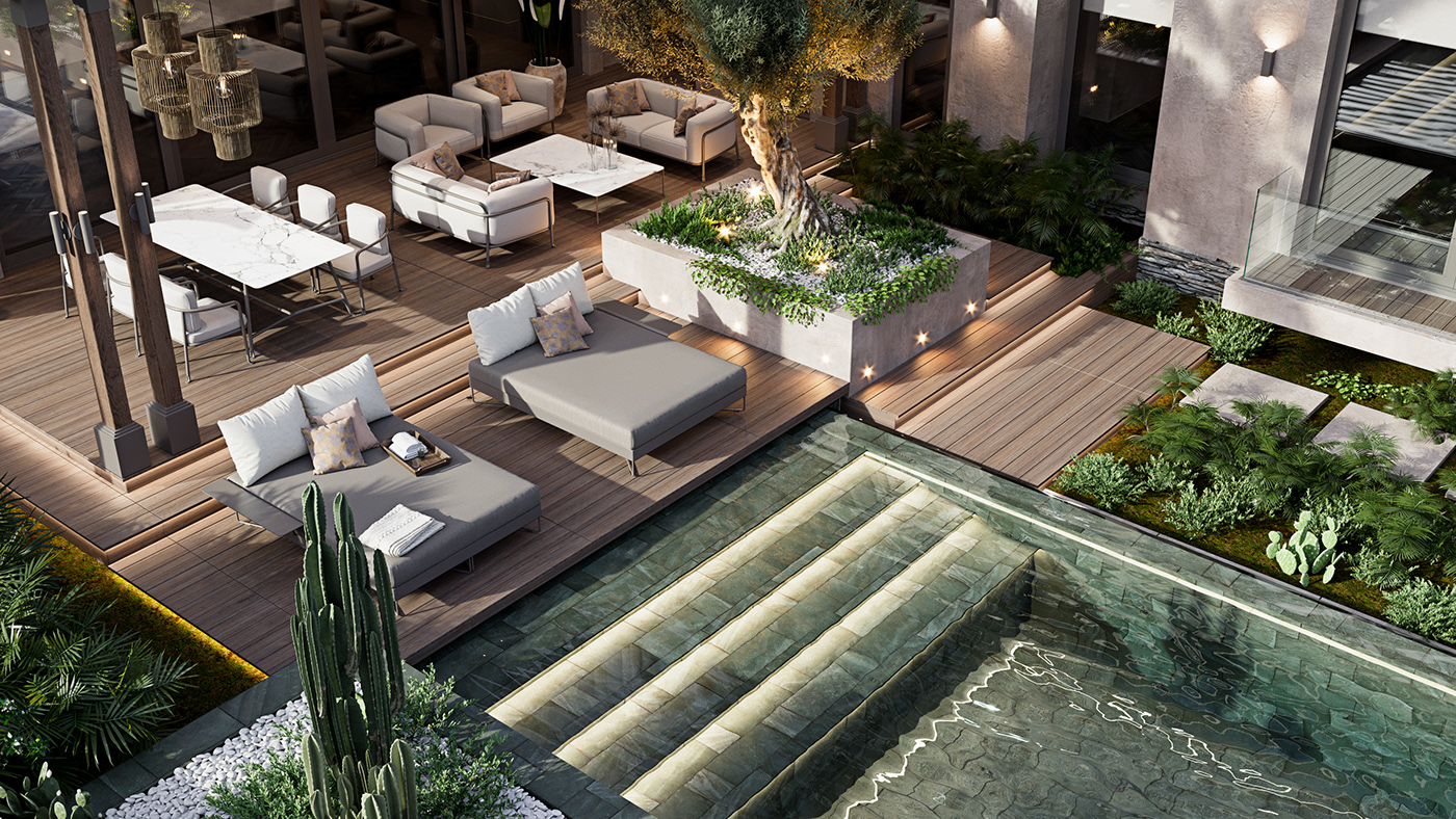 凯宾斯基酒店别墅户外露台丨土耳其丨Gülen Ekim-3