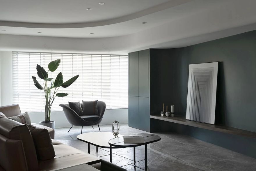 弧线美大平层设计-16