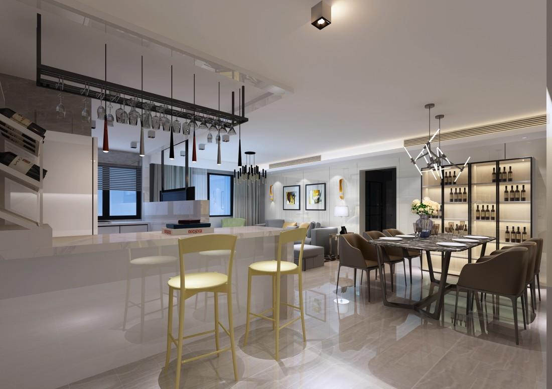 
莲花桥现代风格三居室 -2