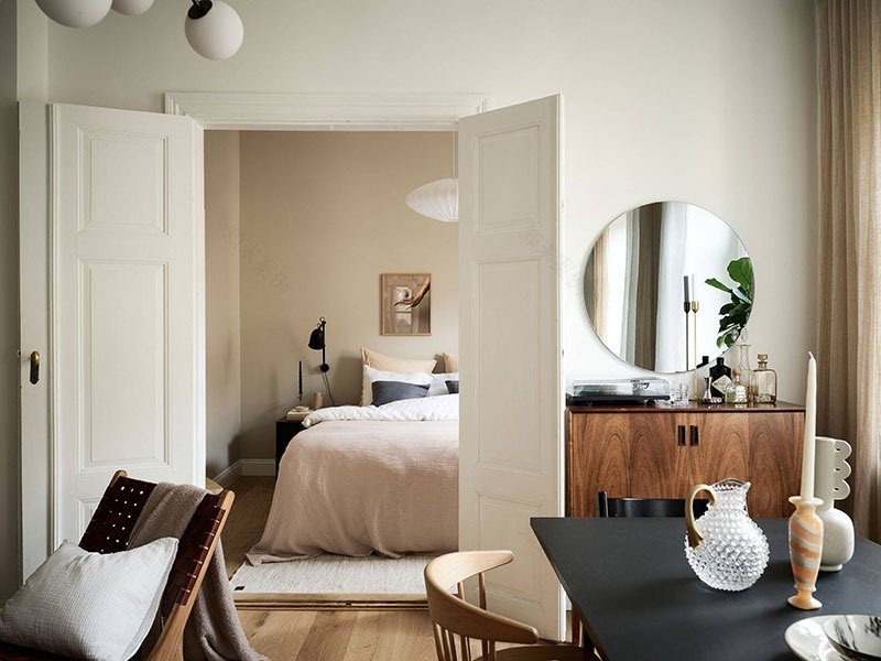 哥德堡 78 平米温暖舒适公寓设计-7