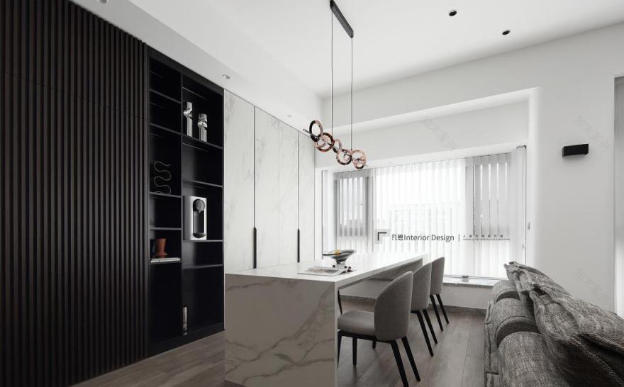 深咖灰调的普拉提会所-7