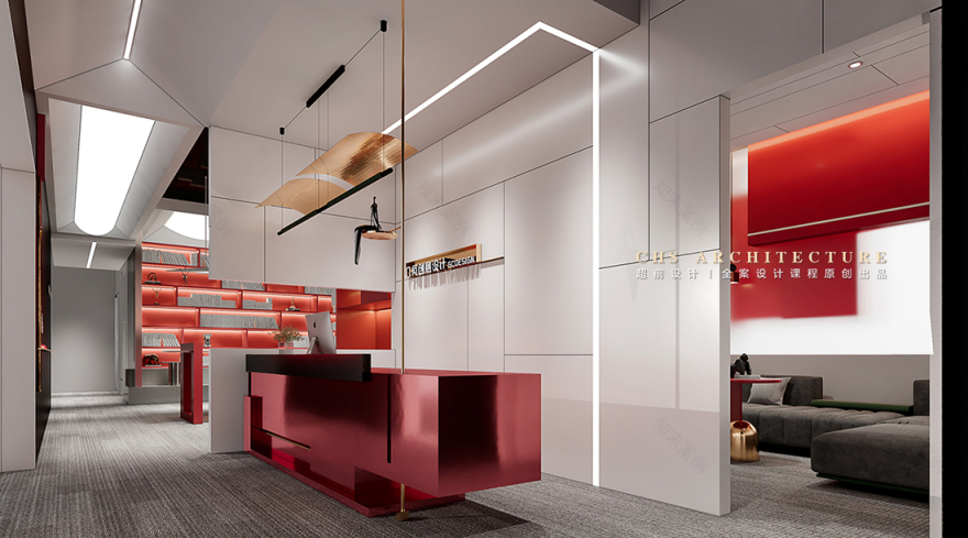 如日方升·办公室原创全案设计丨超前设计-19