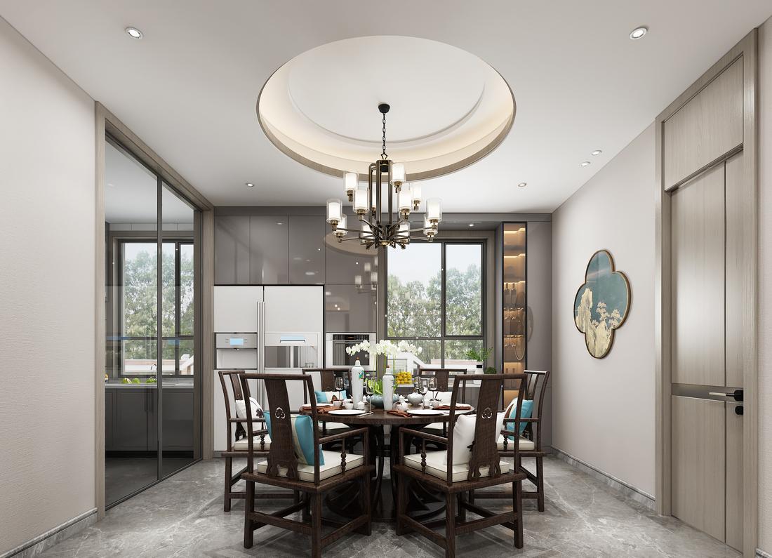 现代中式铜雀台地下室-3