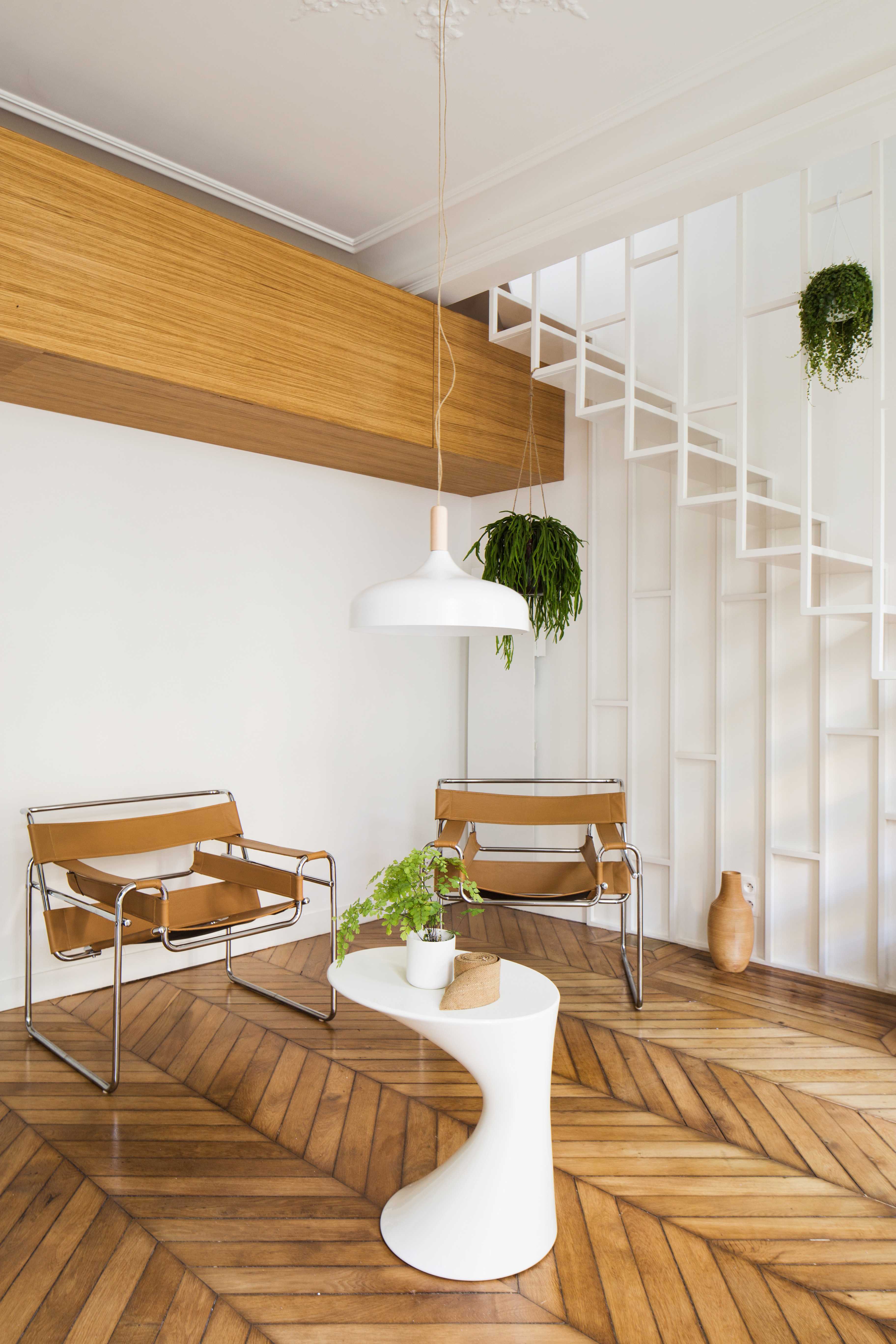 巴黎乡屋公寓翻新,巧妙利用空间-9